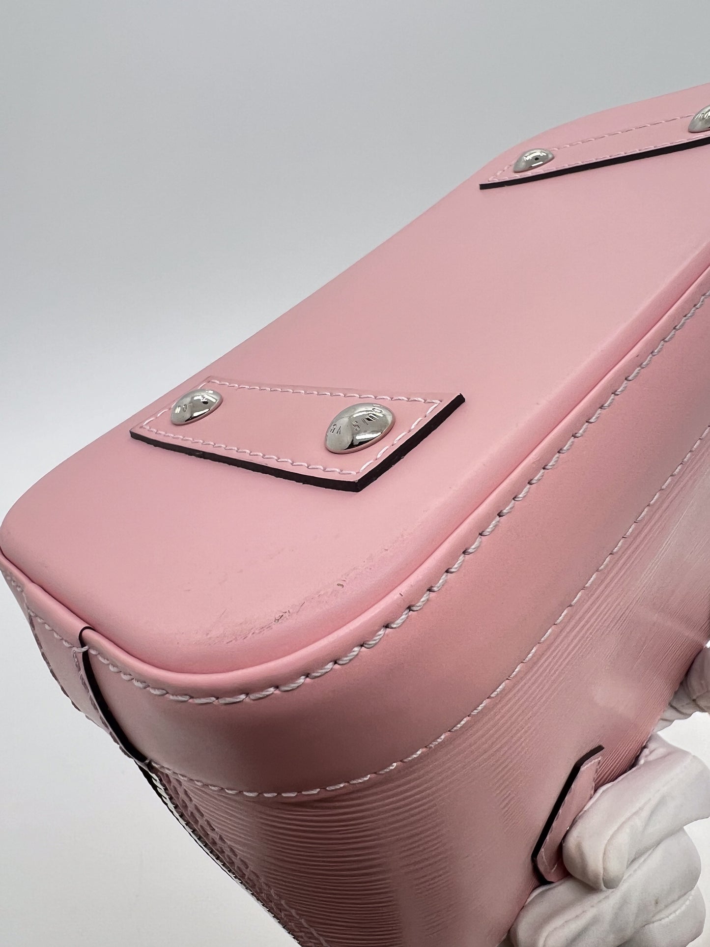 LOUIS VUITTON ALMA BB PINK EPI LEATHER