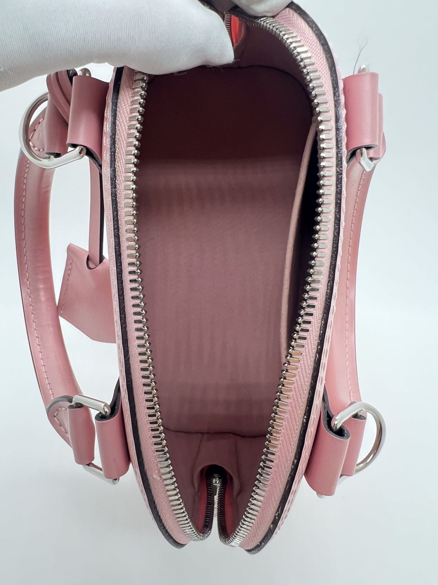 LOUIS VUITTON ALMA BB PINK EPI LEATHER