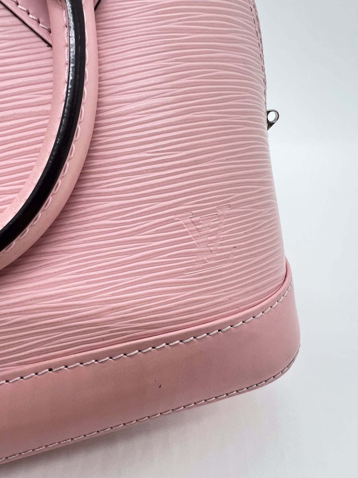 LOUIS VUITTON ALMA BB PINK EPI LEATHER