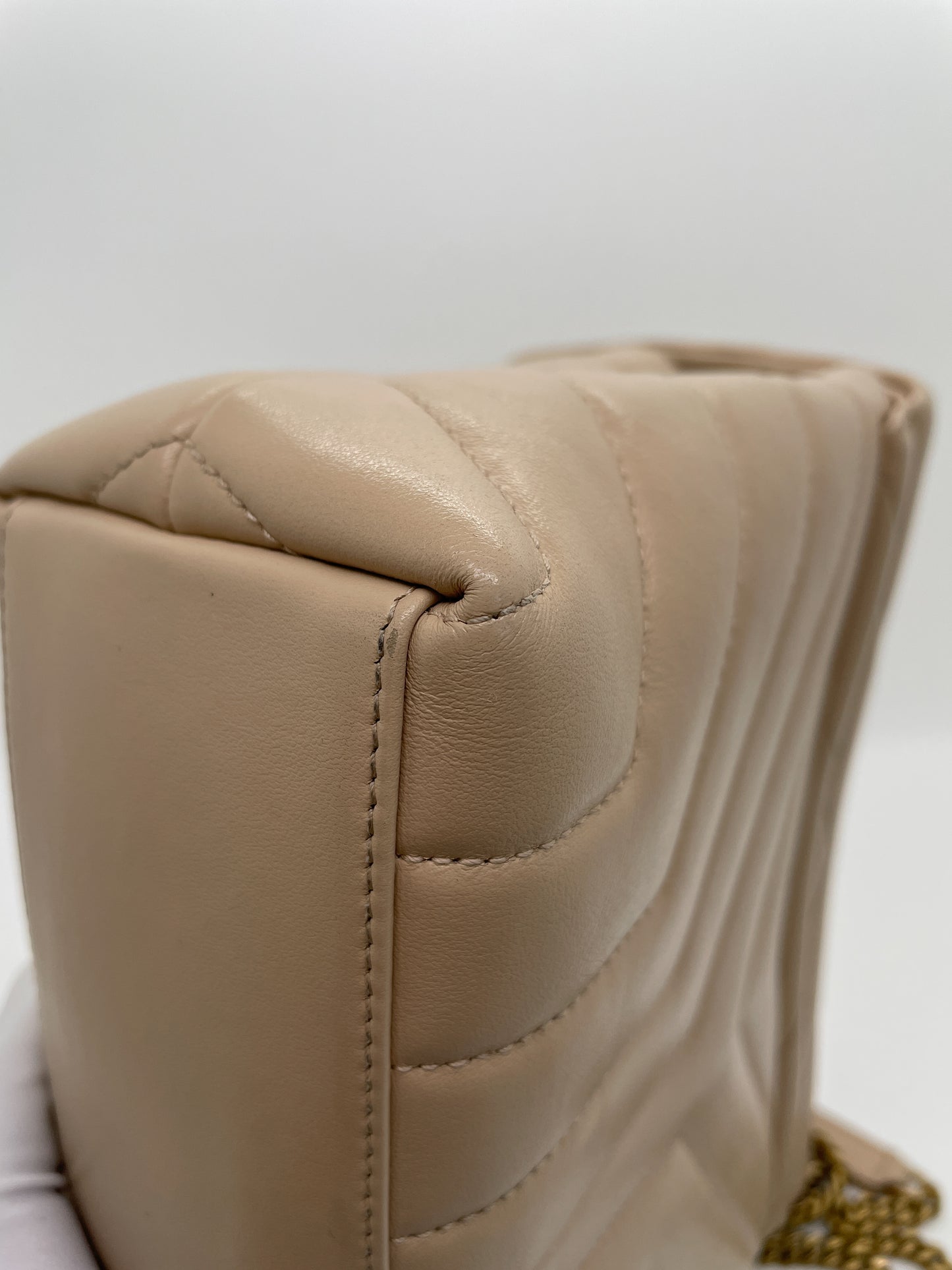 SAINT LAURNET SMALL LOULOU IN QUILTED LEATHER