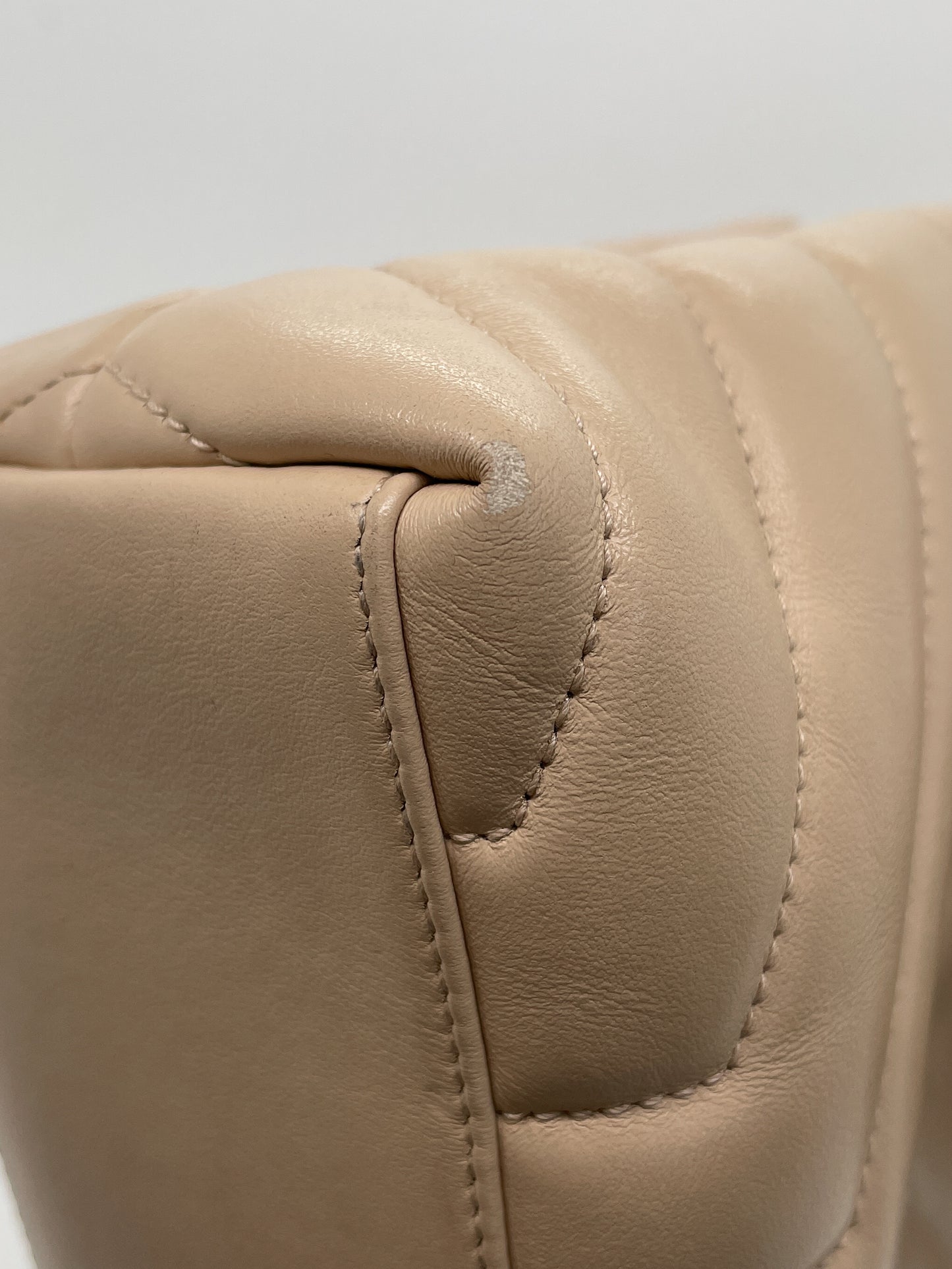 SAINT LAURNET SMALL LOULOU IN QUILTED LEATHER