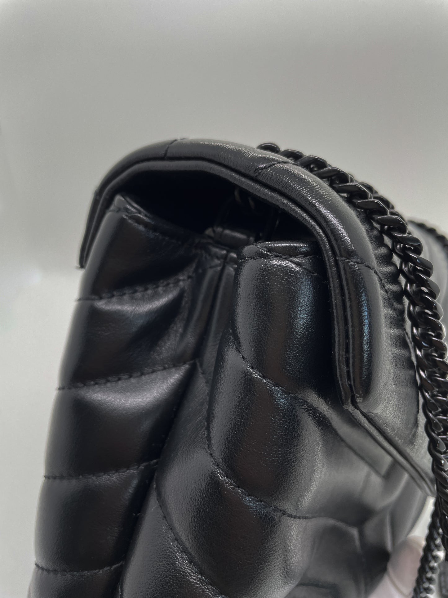 SAINT LAURNET SMALL LOULOU IN QUILTED LEATHER