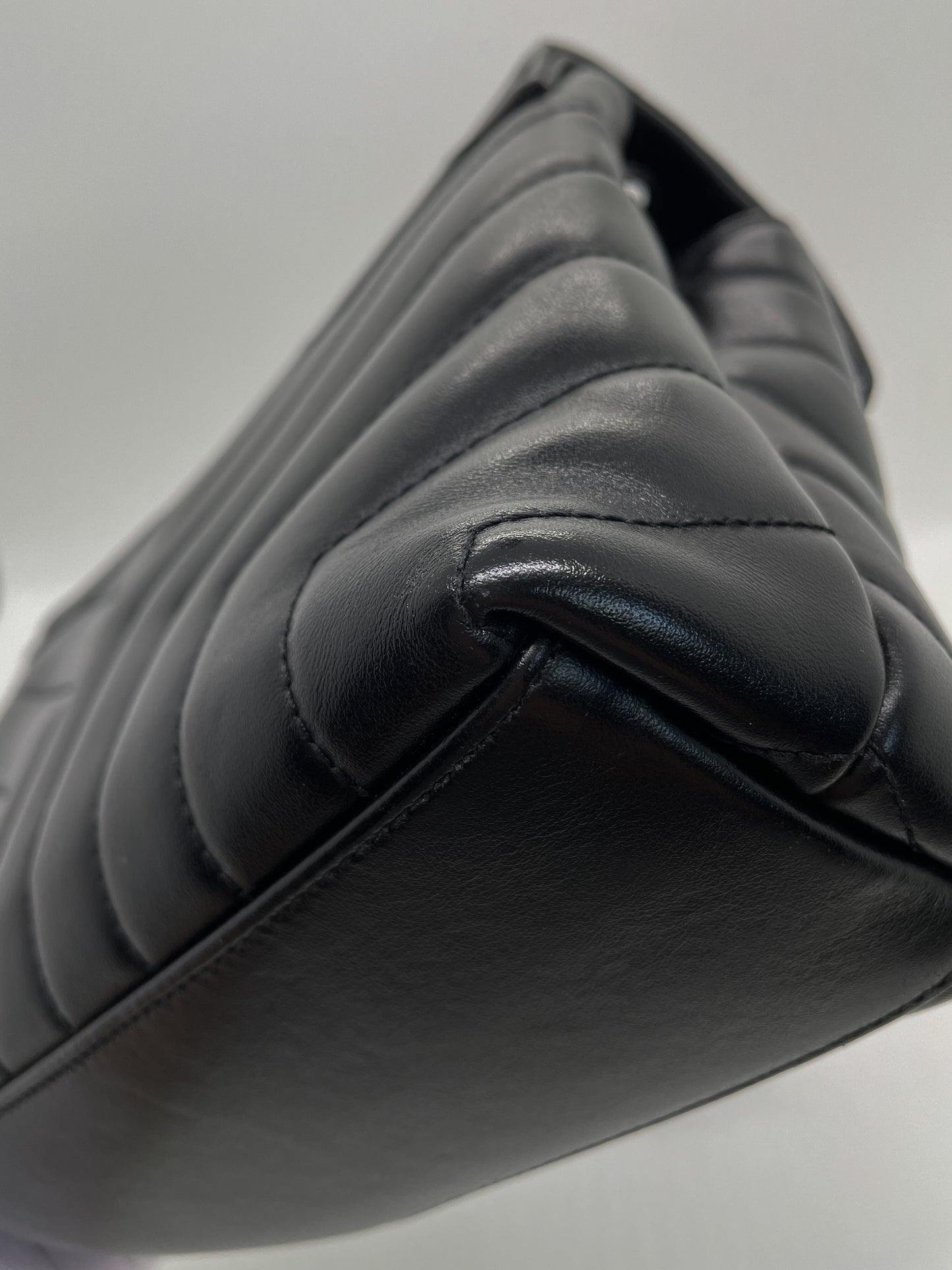 SAINT LAURNET SMALL LOULOU IN QUILTED LEATHER