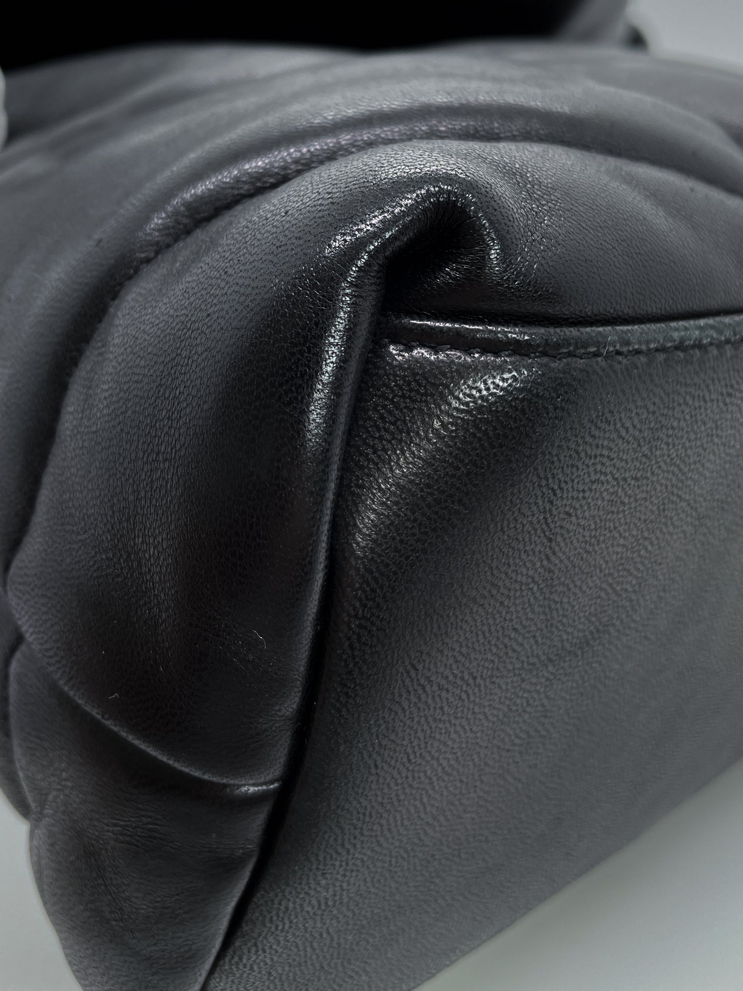 SAINT LAURENT MEDIUM PUFFER IN QUILTED LAMBSKIN LEATHER