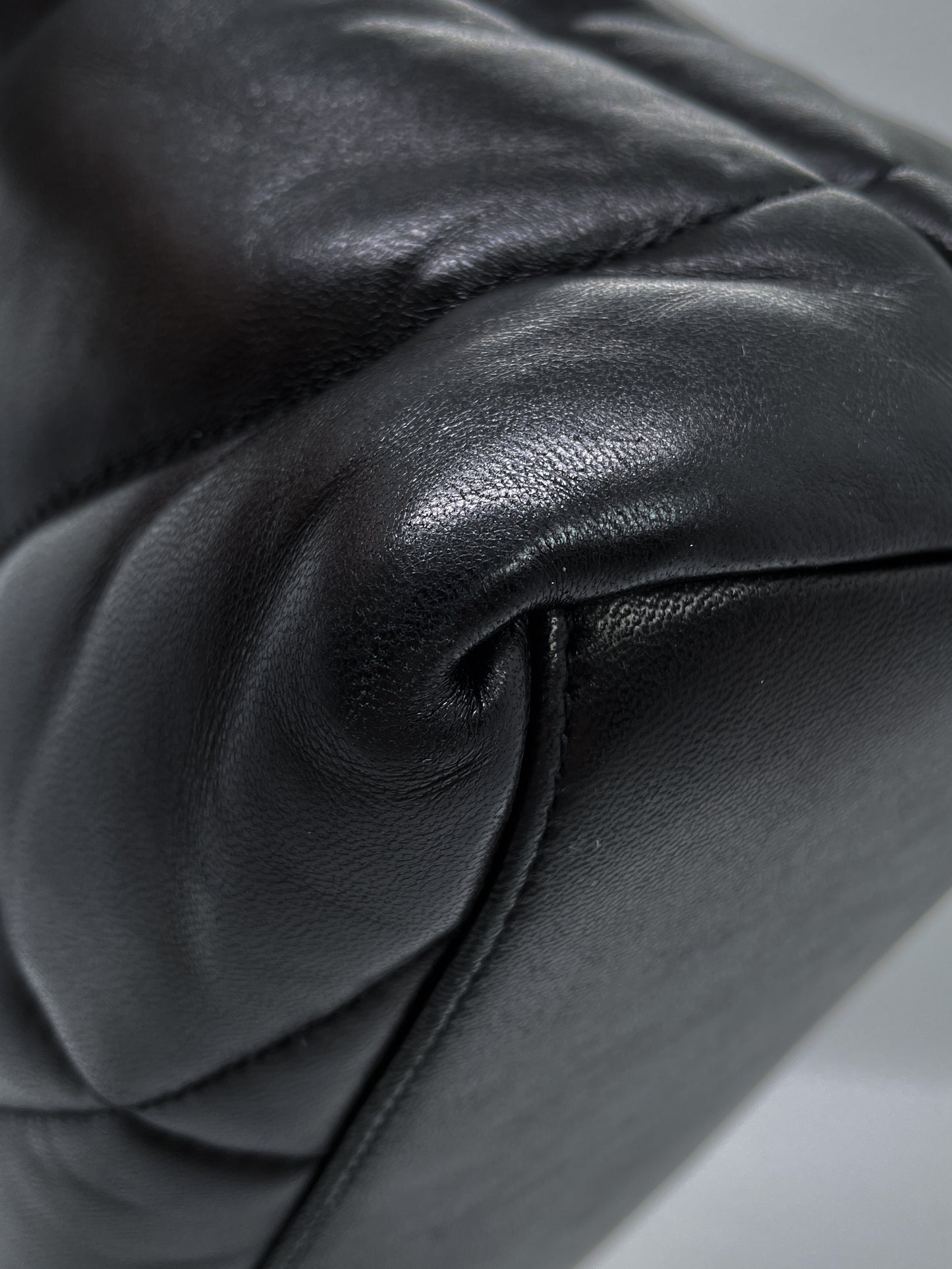 SAINT LAURENT MEDIUM PUFFER IN QUILTED LAMBSKIN LEATHER
