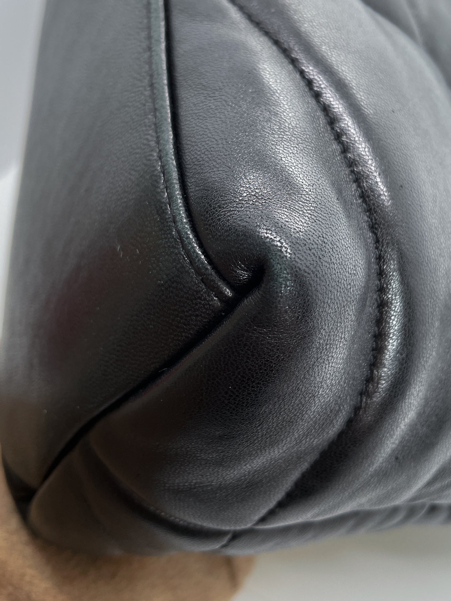 SAINT LAURENT MEDIUM PUFFER IN QUILTED LAMBSKIN LEATHER