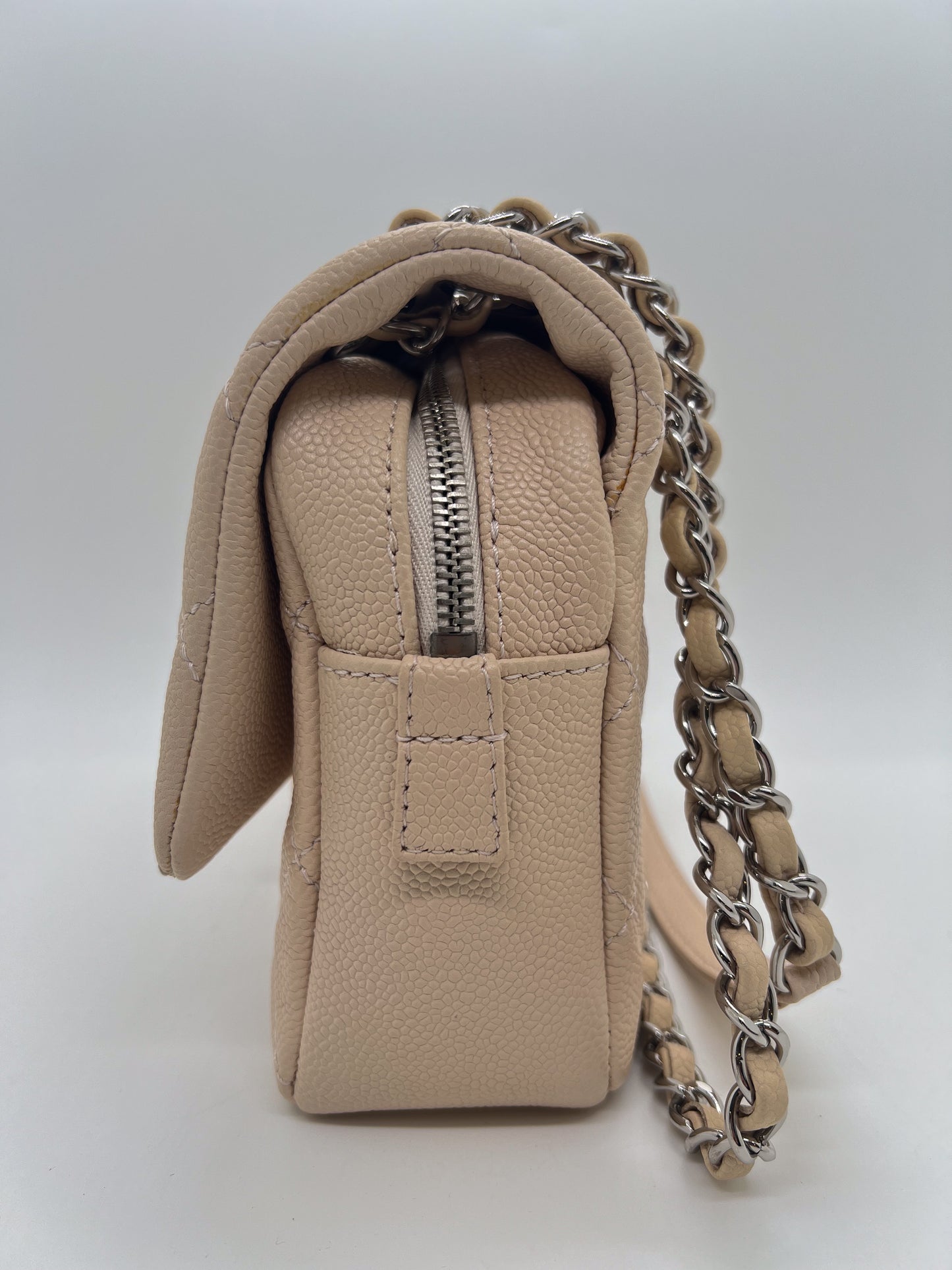 CHANEL LIGHT PINK FLAP BAG