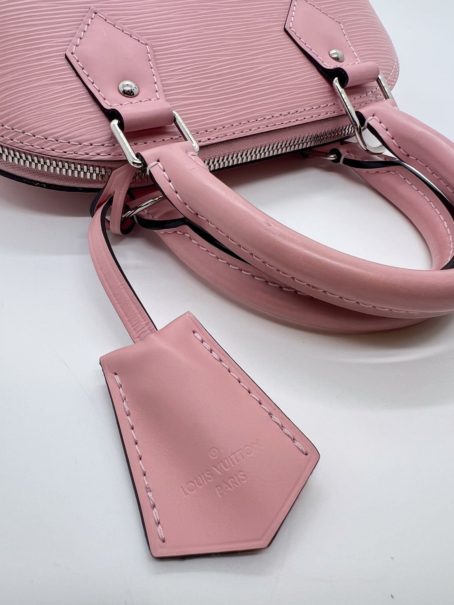 LOUIS VUITTON ALMA BB PINK EPI LEATHER