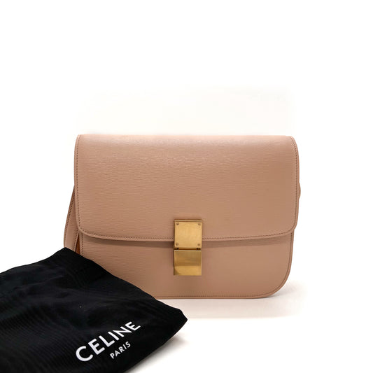 CELINE MEDIUM CLASSIC IN LIEGE LEATHER