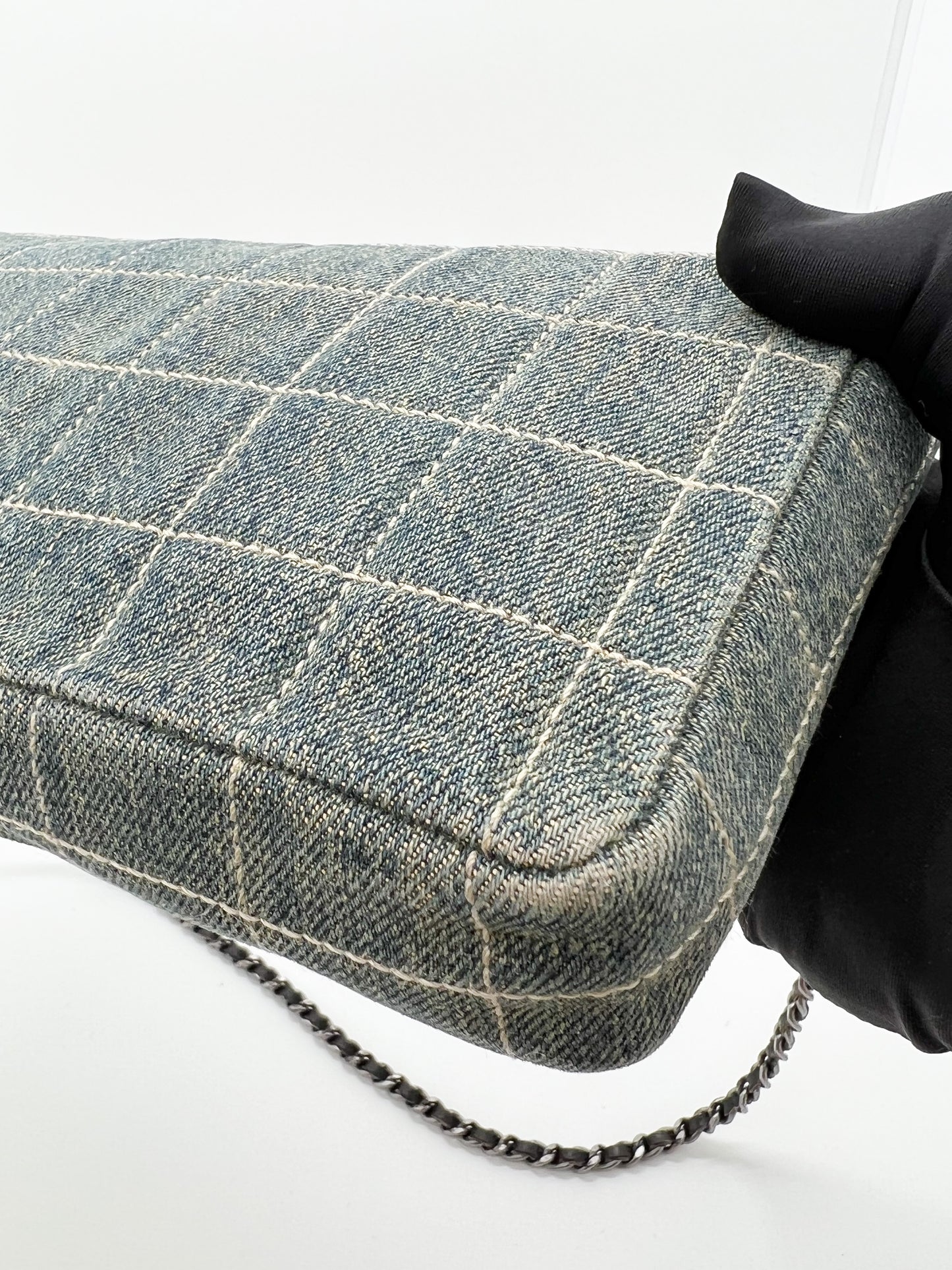 CHANEL CANVAS ICE BLOCK FLAP