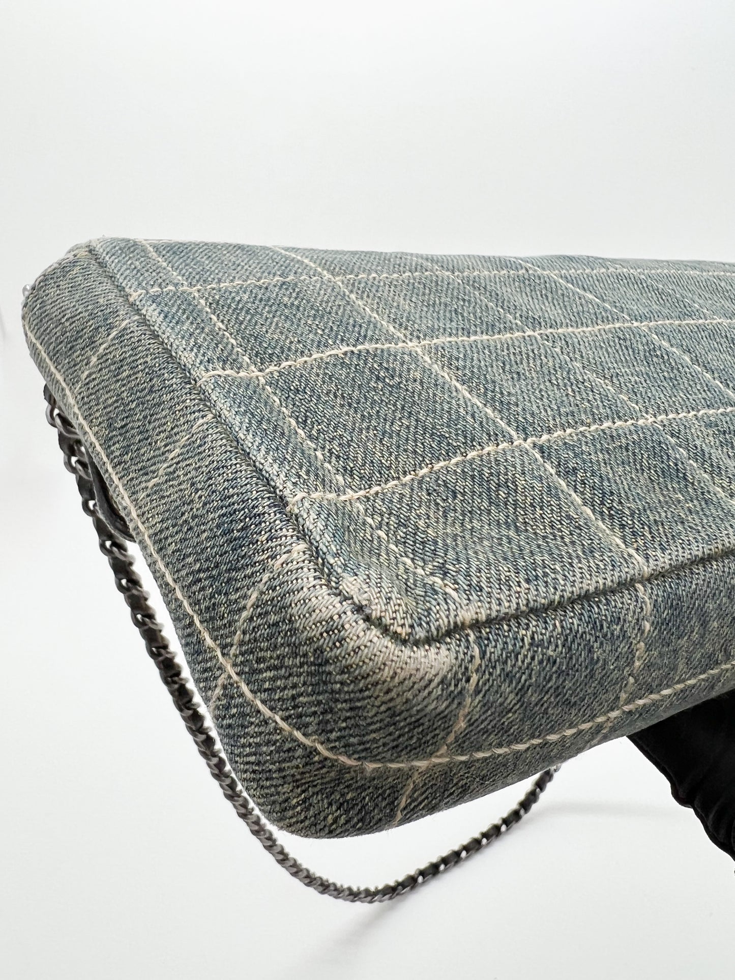 CHANEL CANVAS ICE BLOCK FLAP