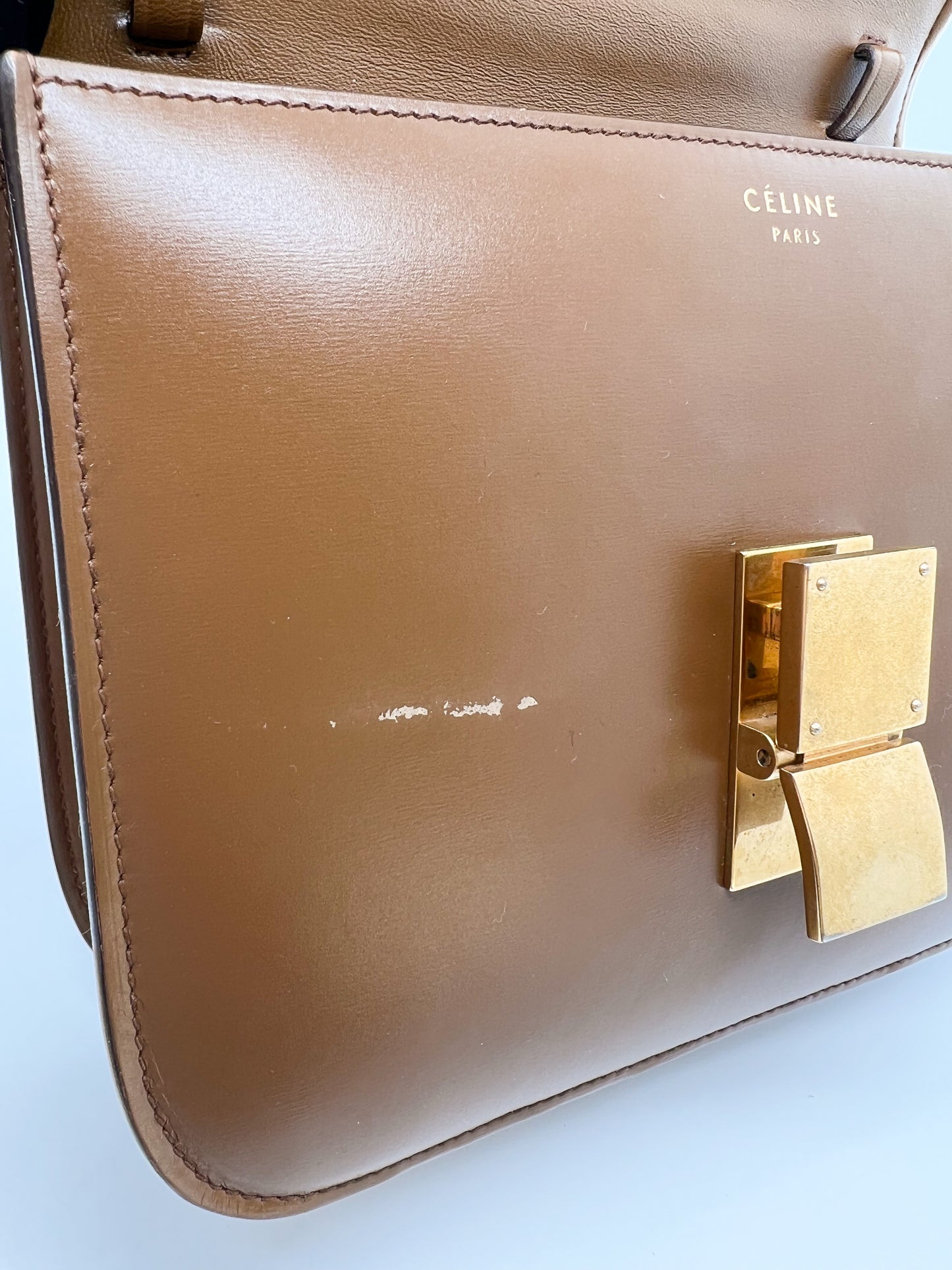 CELINE MEDIUM CLASSIC IN BOX LEATHER