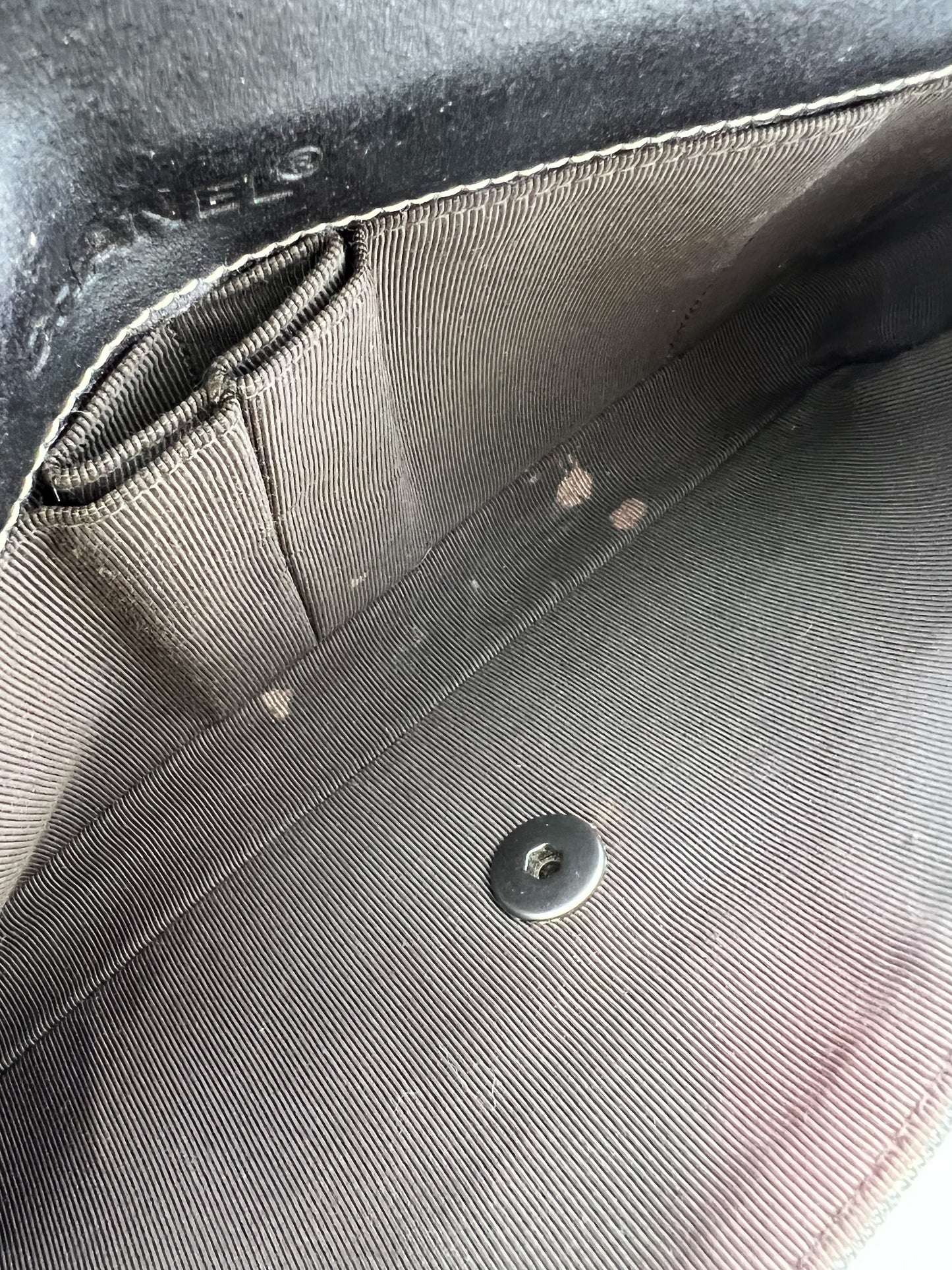 CHANEL CANVAS ICE BLOCK FLAP