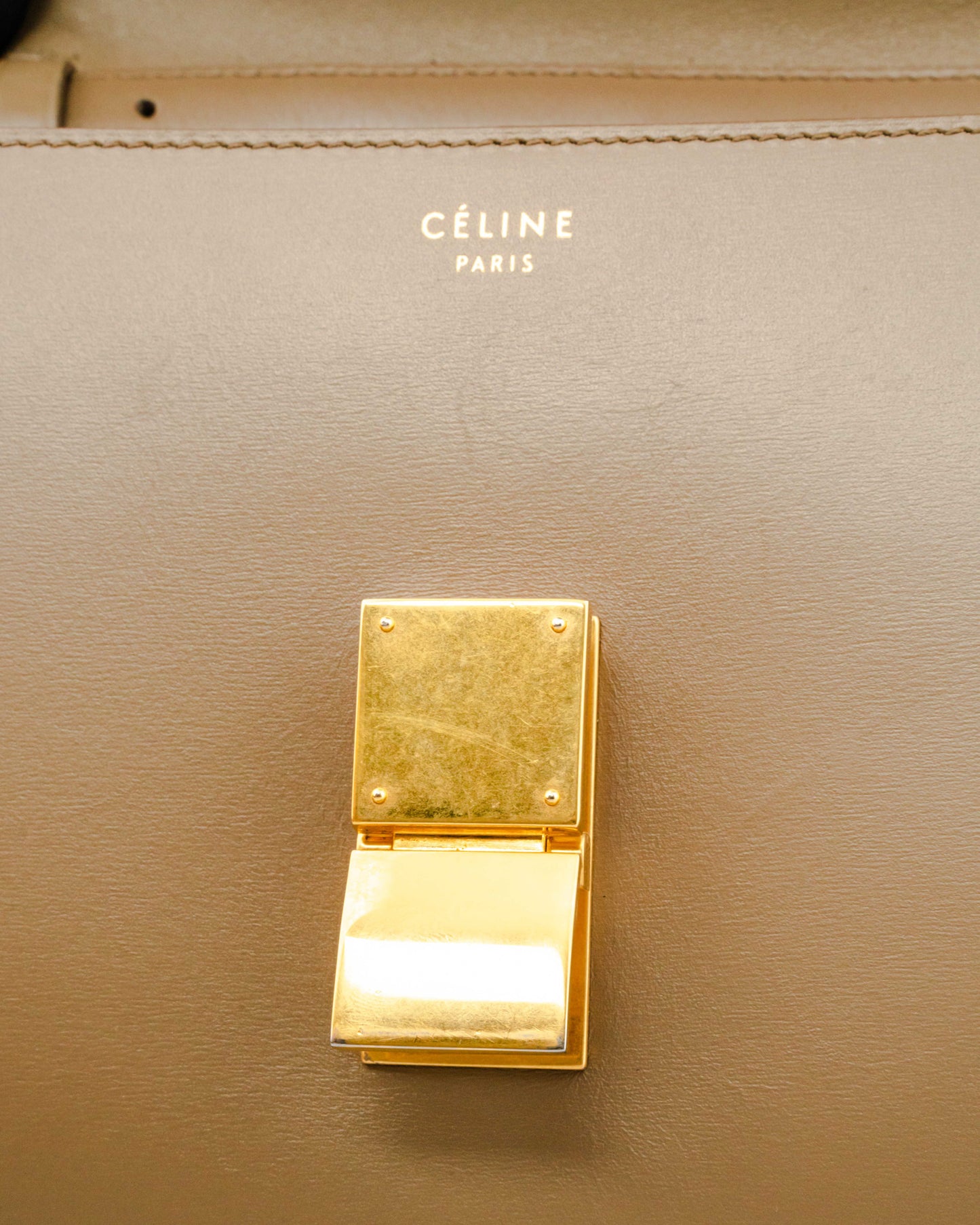 CELINE MEDIUM CLASSIC IN BOX LEATHER