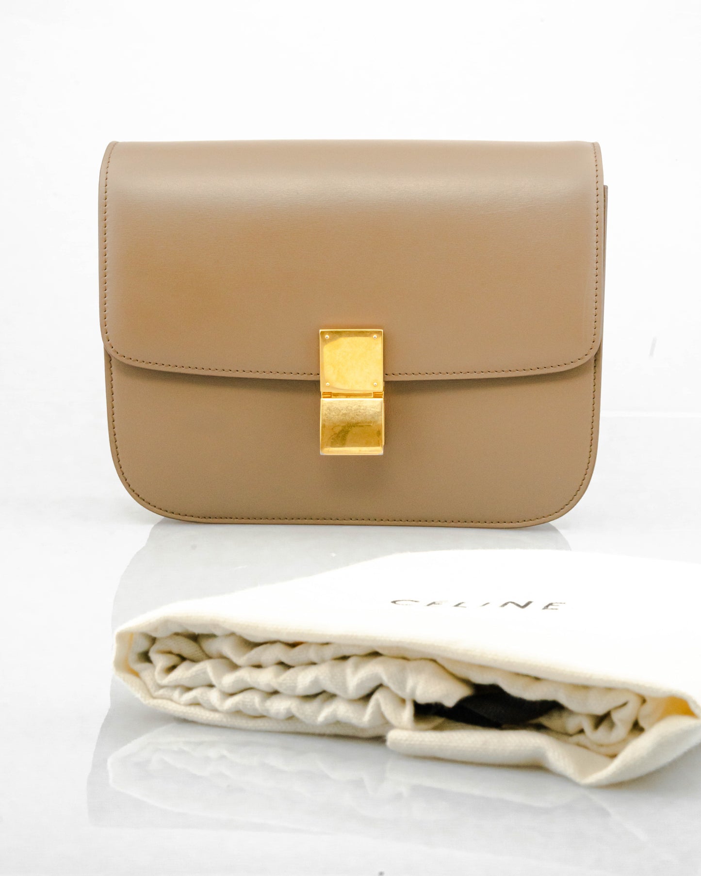 CELINE MEDIUM CLASSIC IN BOX LEATHER