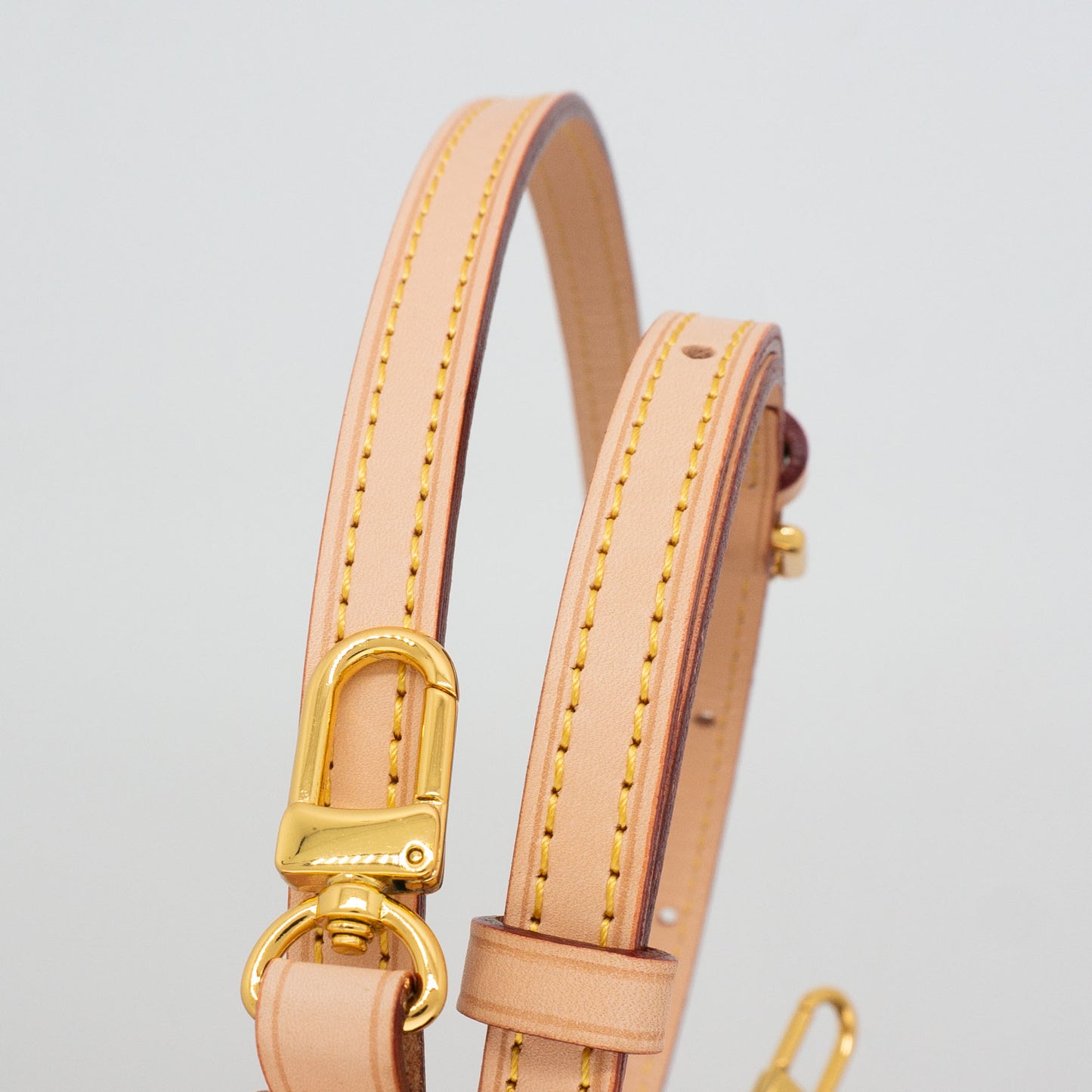 Adjustable Leather Strap in vachetta leather - 1.1cm wide