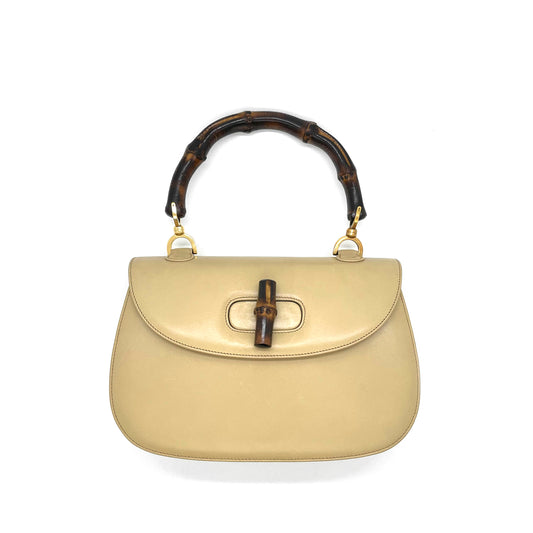 GUCCI VINTAGE BAMBOO HANDLE BAG