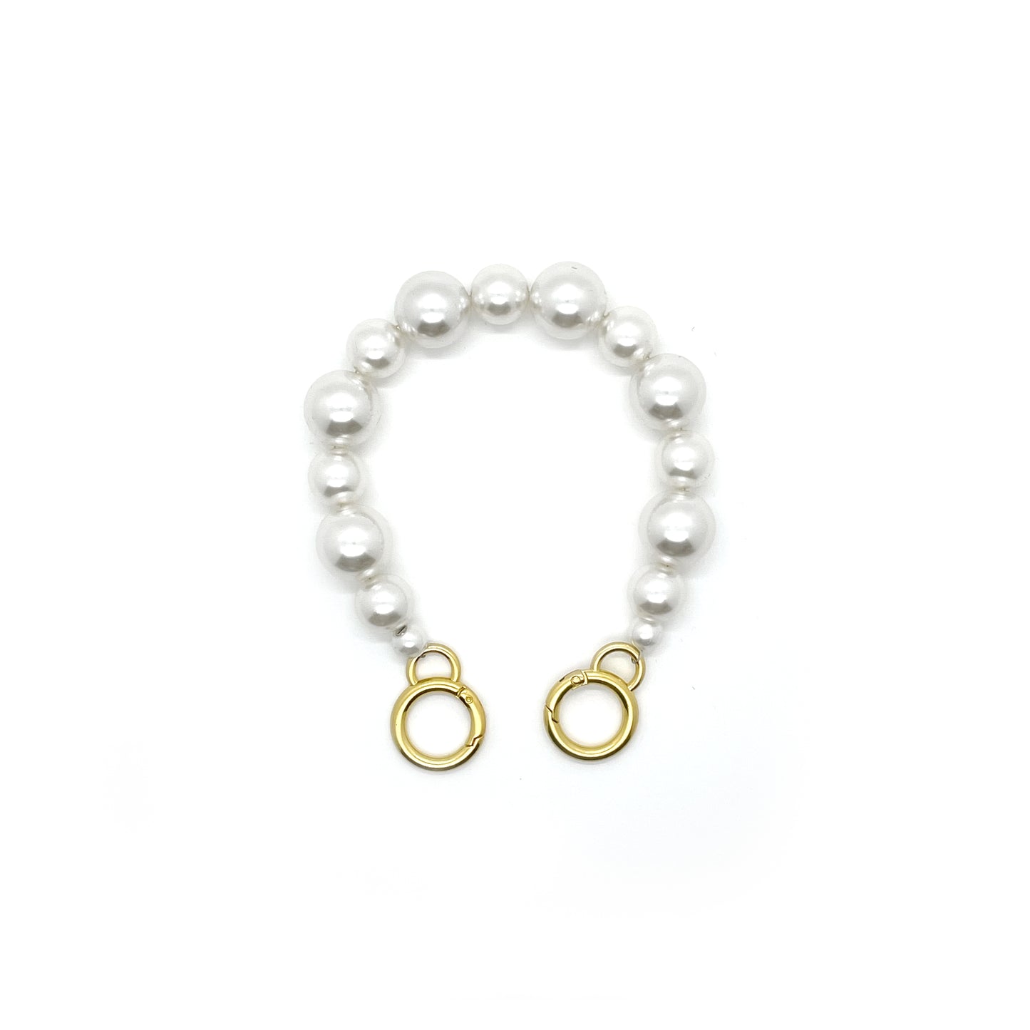 Top handle strap with Large Pearls (38cm)
