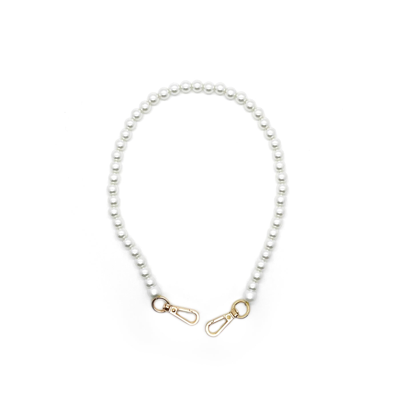 Pearl strap - 50cm (shoulder strap length) - medium pearls