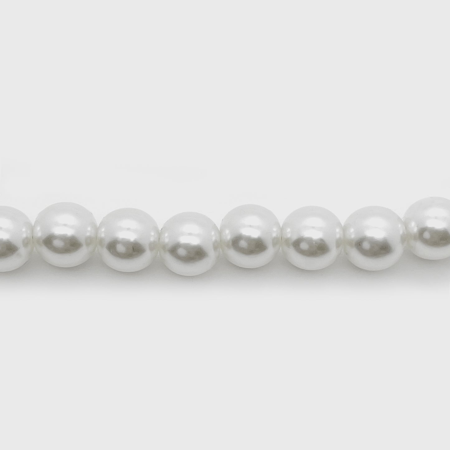 Pearl strap - 50cm (shoulder strap length) - medium pearls