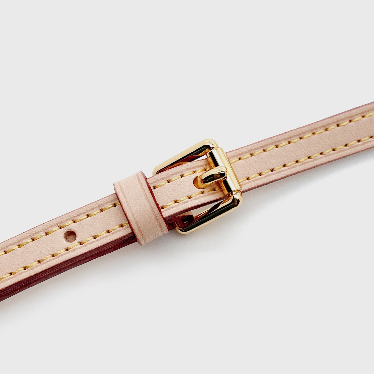 Adjustable Leather Strap in vachetta leather - 1.1cm wide