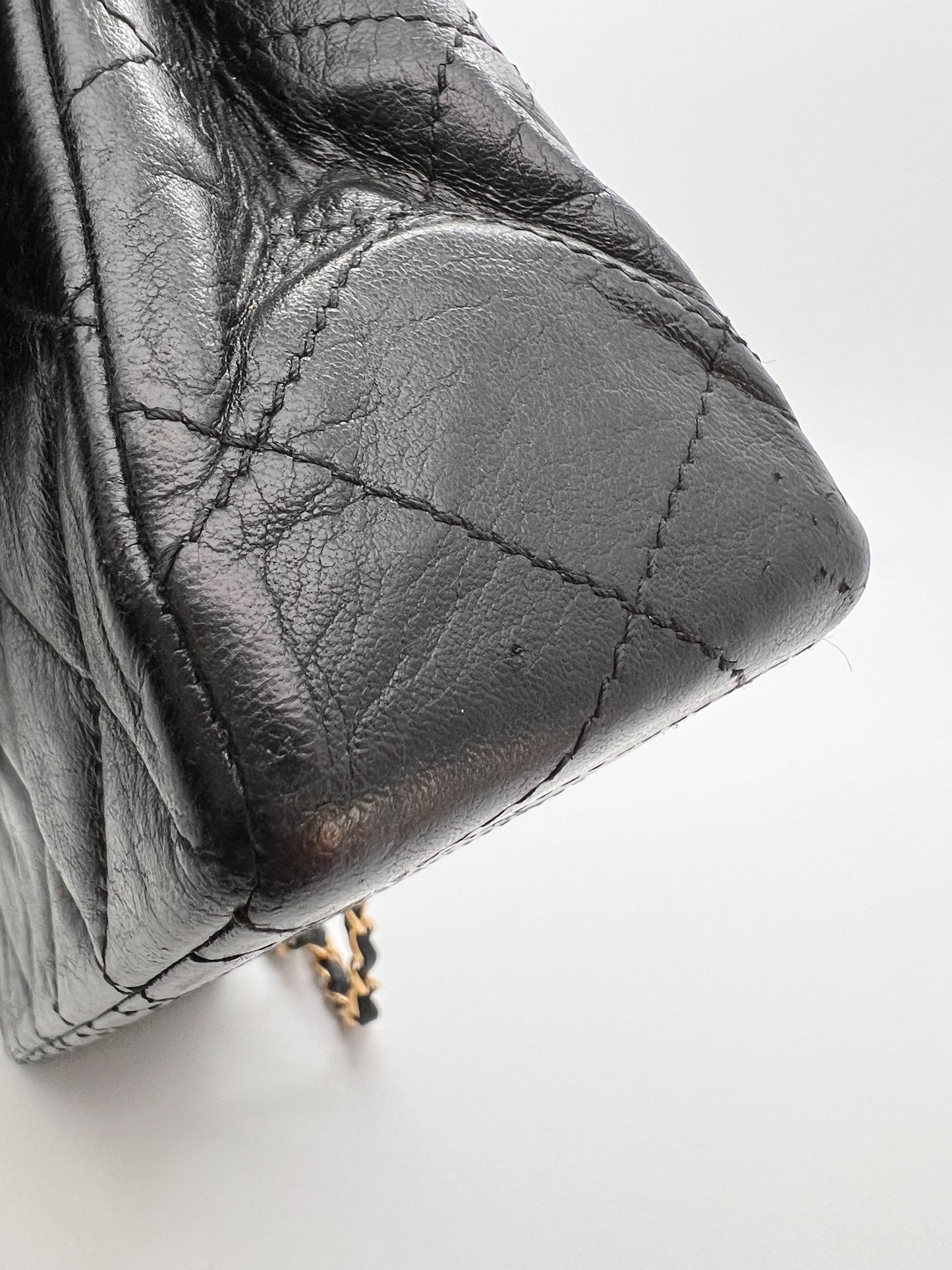 CHANEL VINTAGE PARIS SPECIAL EDITION FLAP BAG