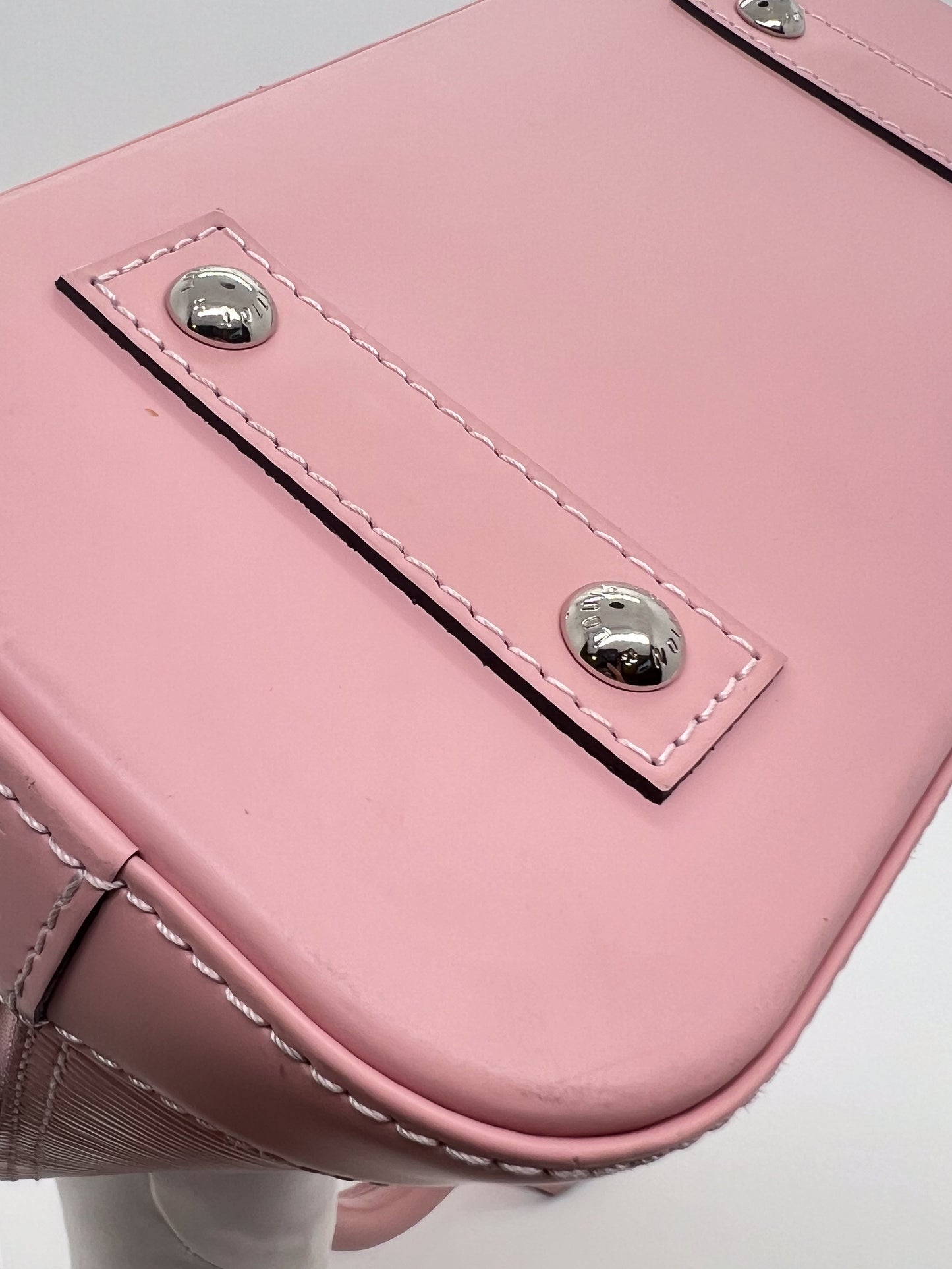 LOUIS VUITTON ALMA BB PINK EPI LEATHER