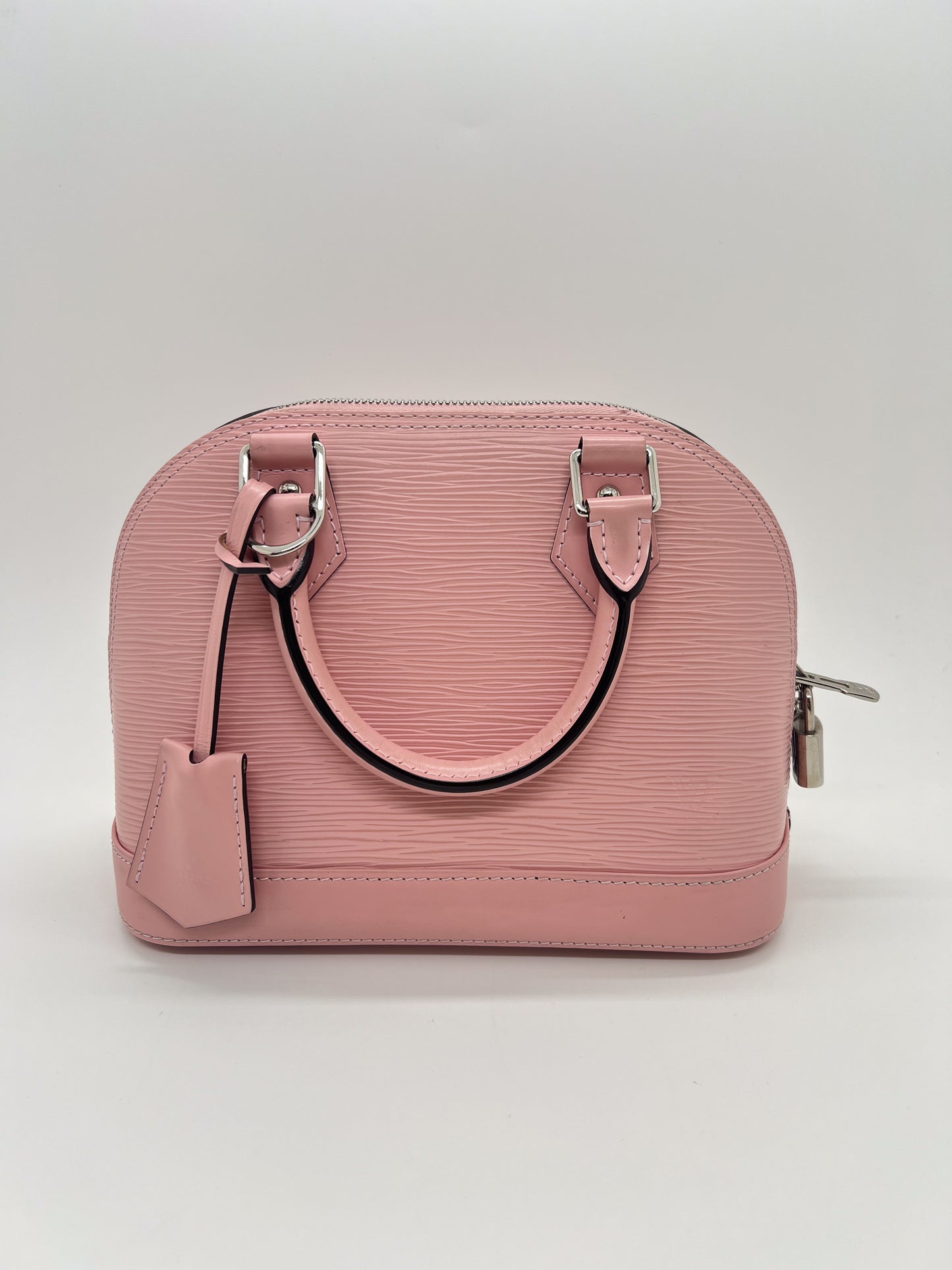 LOUIS VUITTON ALMA BB PINK EPI LEATHER