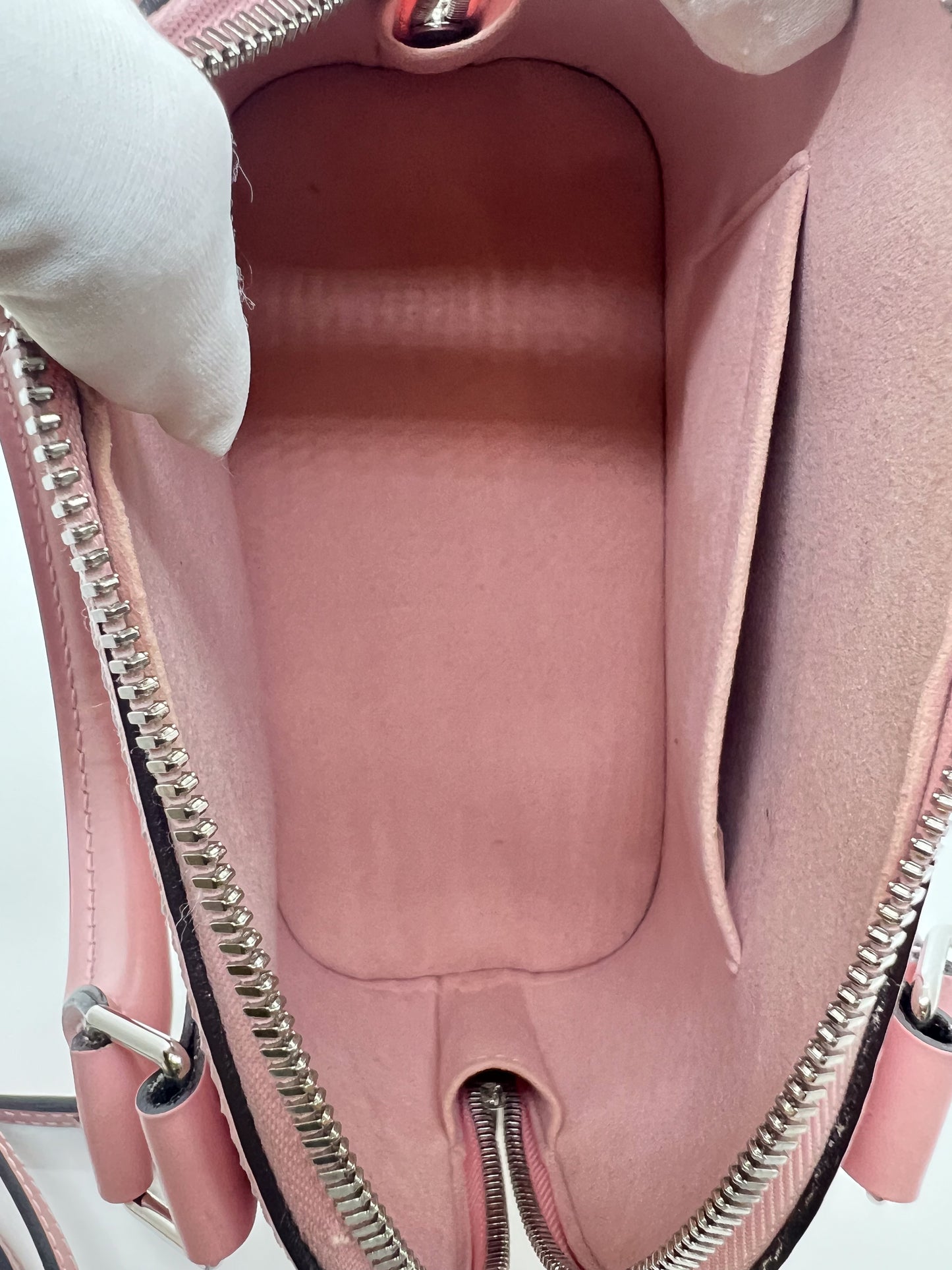 LOUIS VUITTON ALMA BB PINK EPI LEATHER