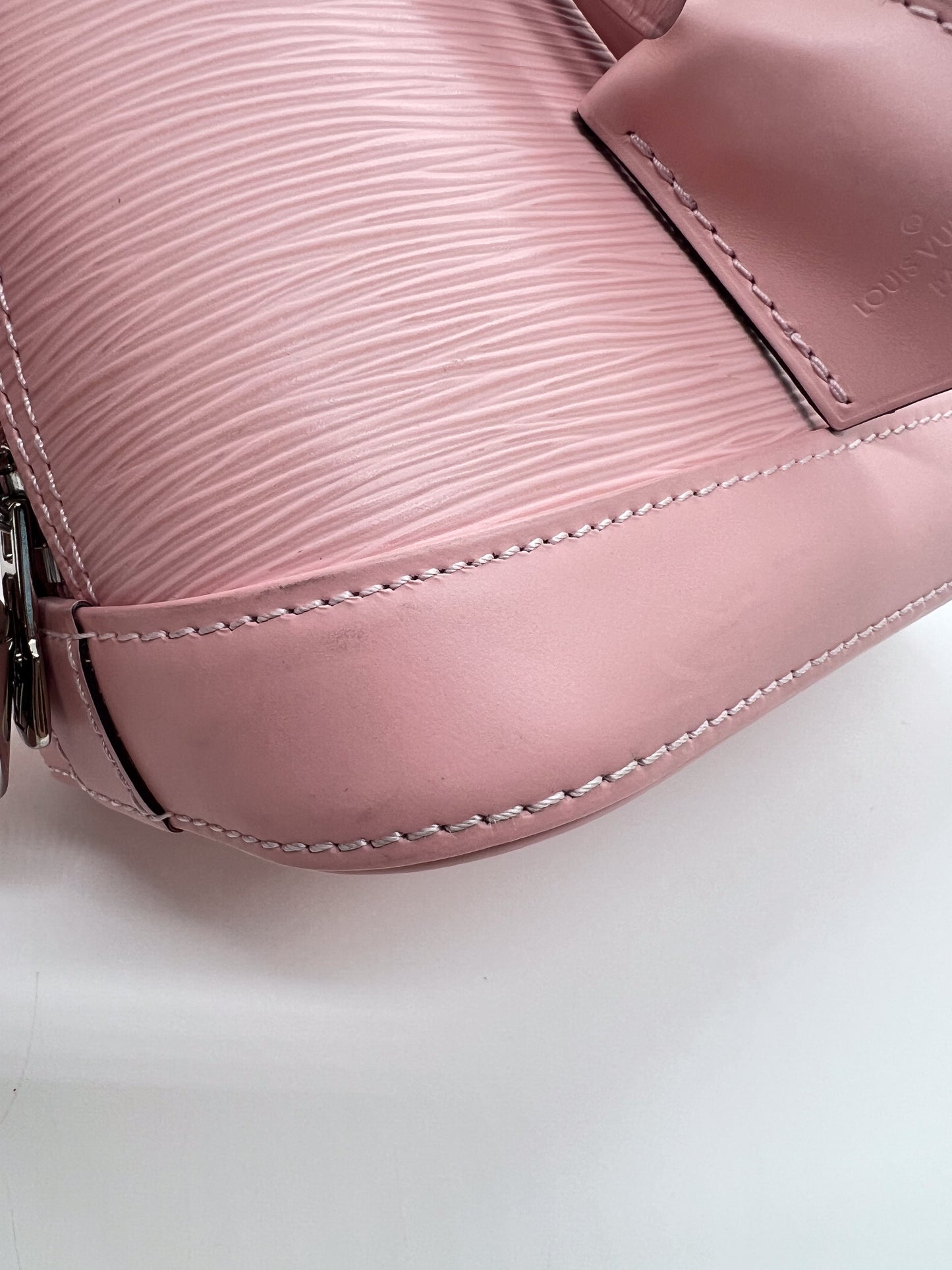 LOUIS VUITTON ALMA BB PINK EPI LEATHER