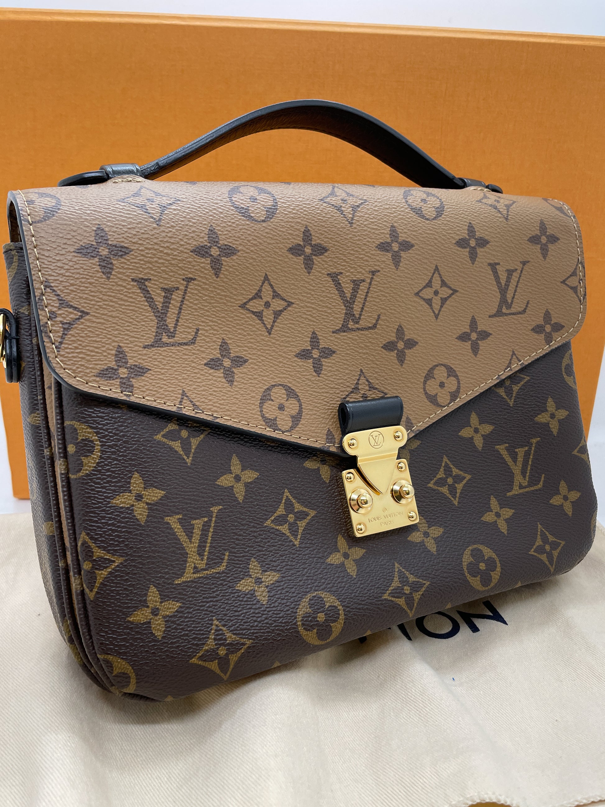 LV reverse camera box monogram crossbody bag, Luxury, Bags & Wallets on  Carousell
