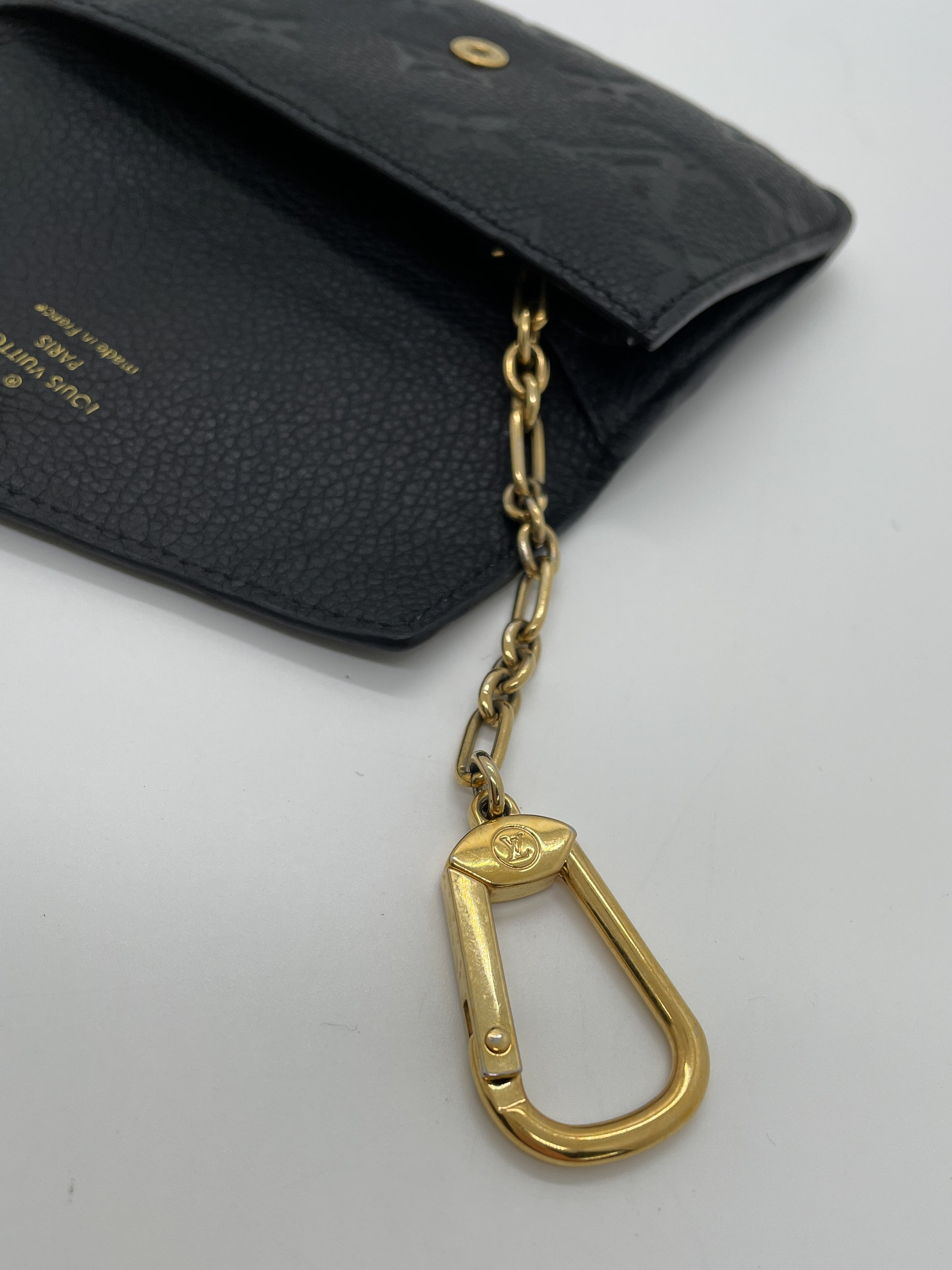 Louis Vuitton Monogram Canvas Key Pouch, Key Ring, handbag