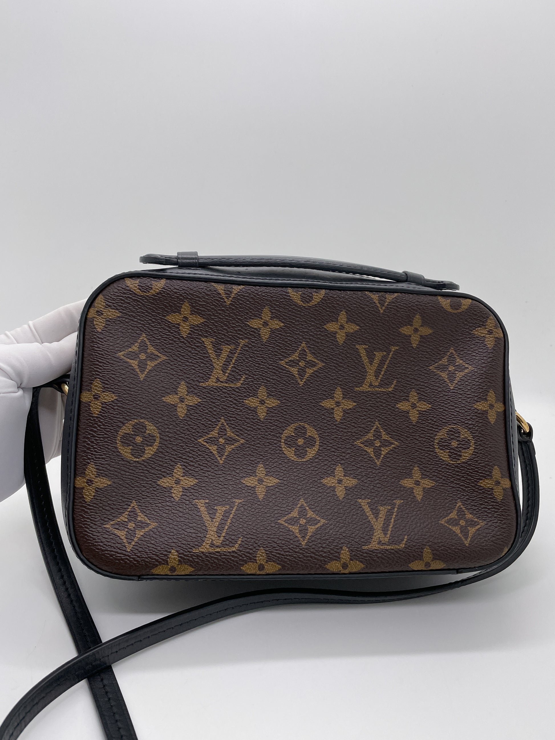 Louis Vuitton - Saintonge Monogram Canvas Camera Bag Noir