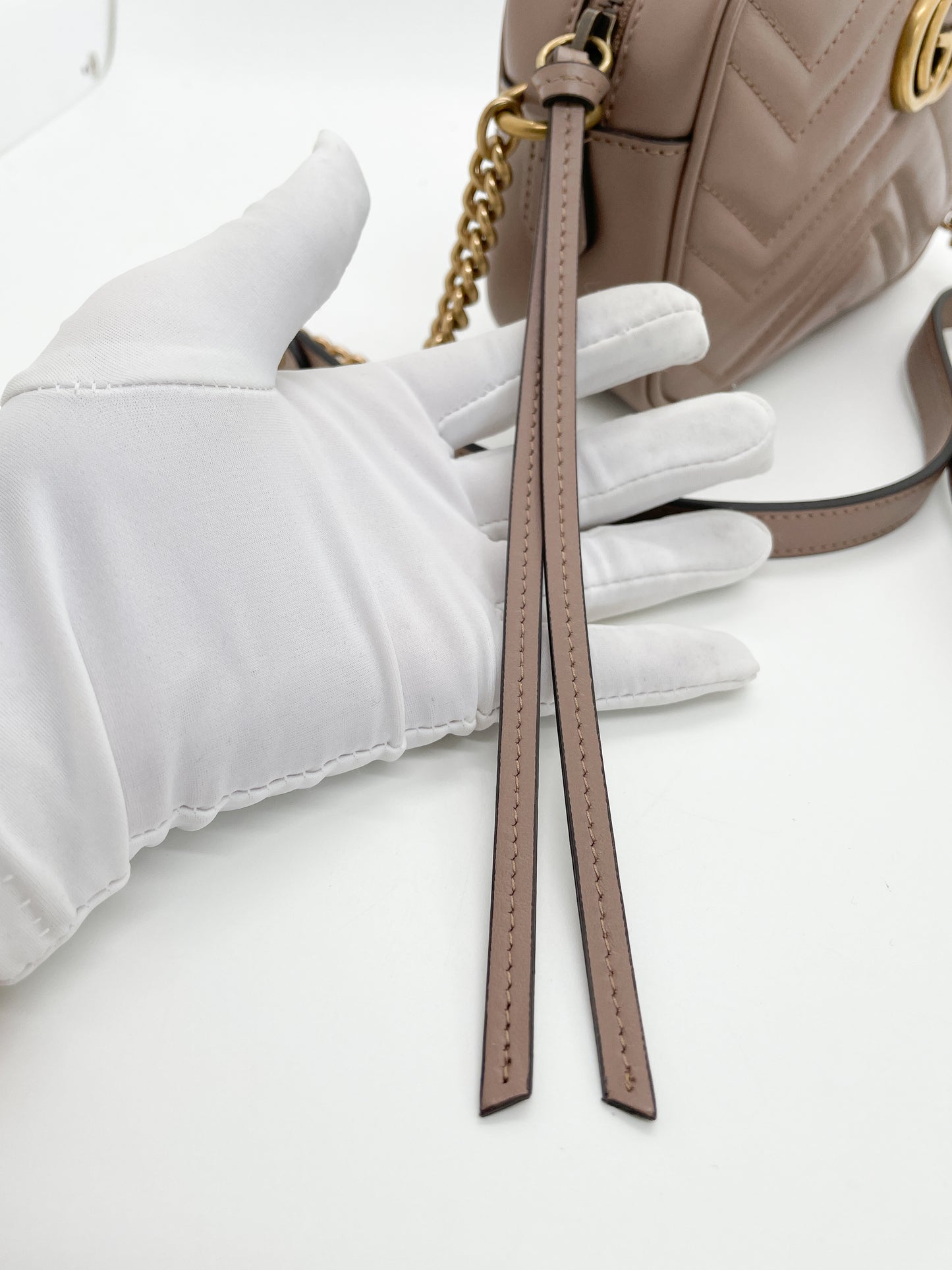 GUCCI GG MARMONT MATELASSÉ MINI BAG