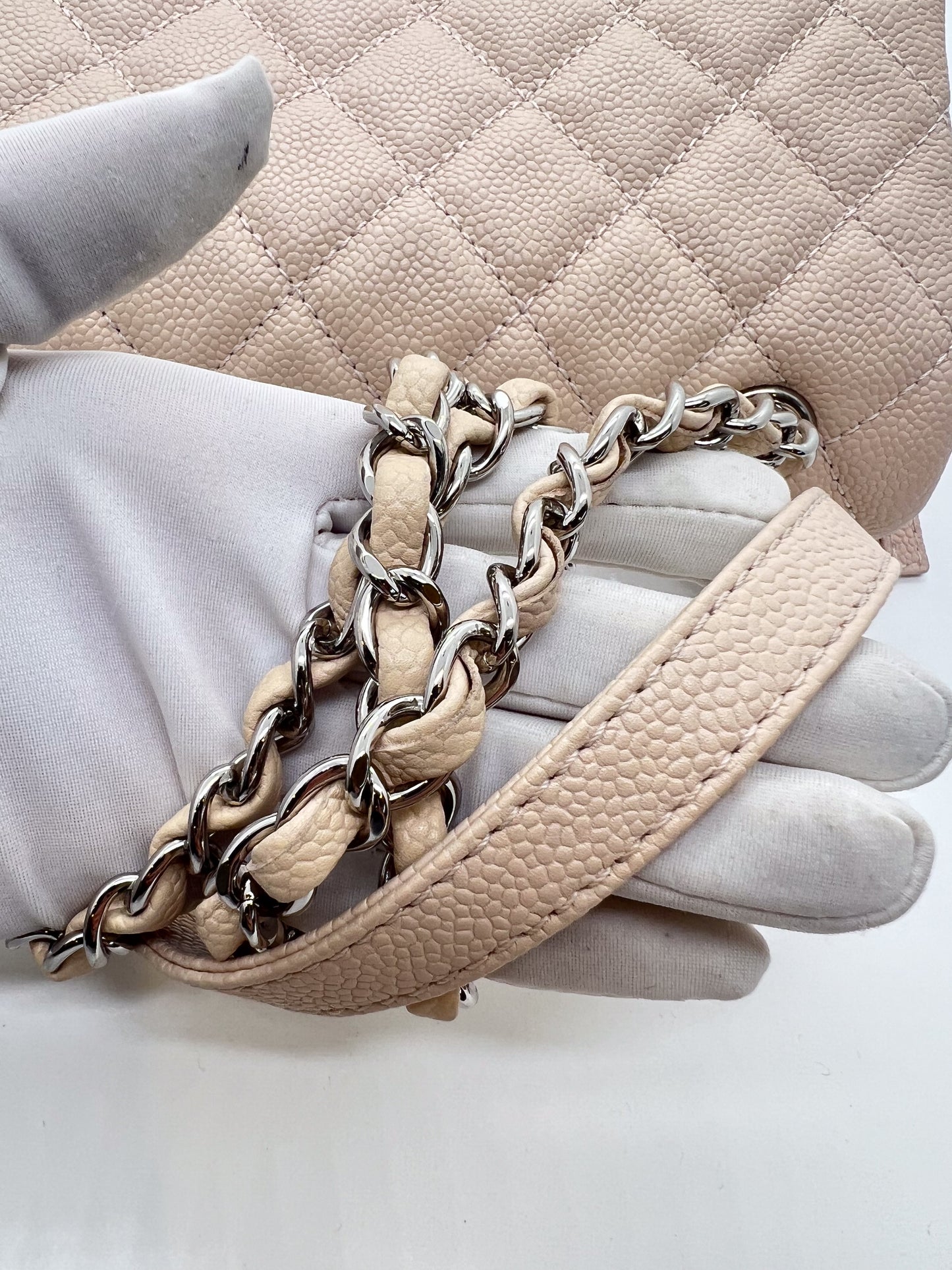 CHANEL LIGHT PINK FLAP BAG