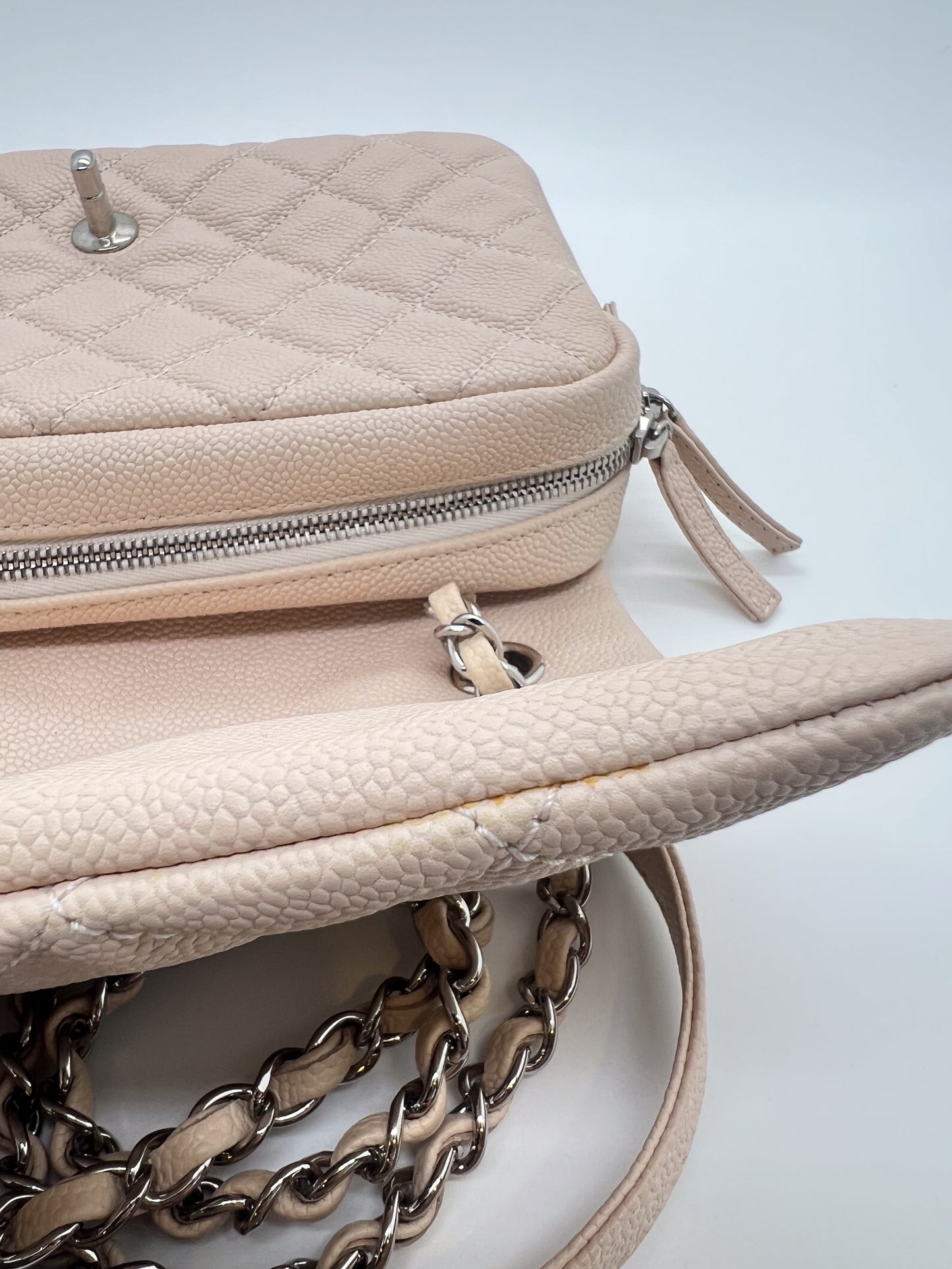 CHANEL LIGHT PINK FLAP BAG