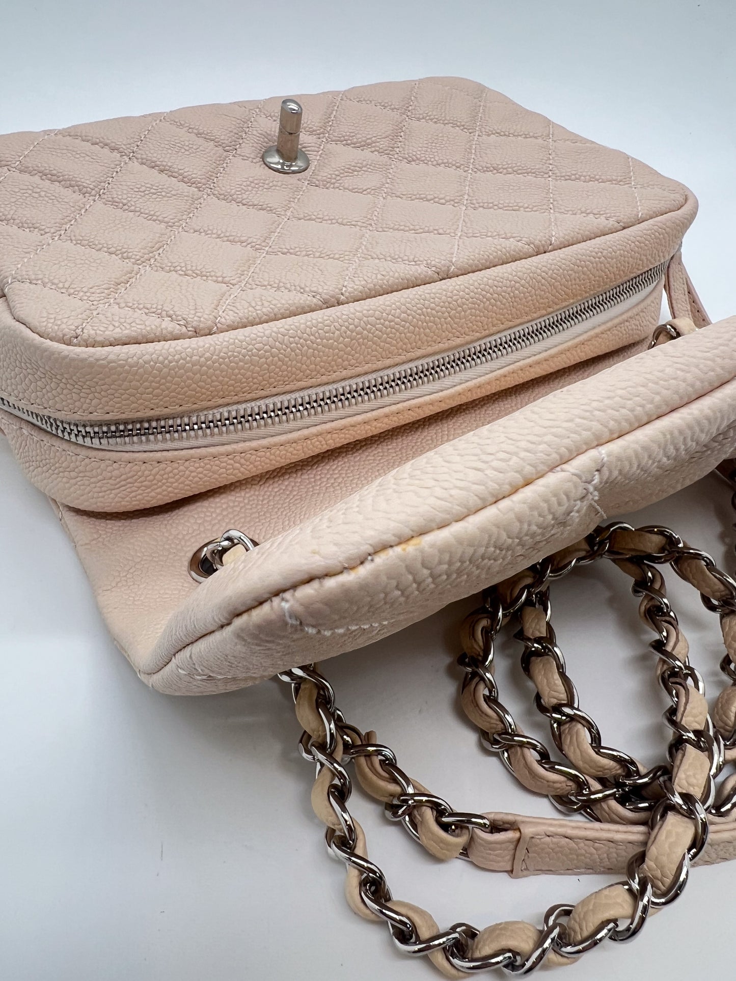 CHANEL LIGHT PINK FLAP BAG