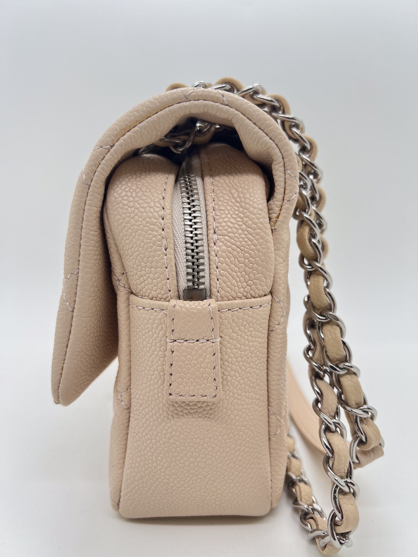 CHANEL LIGHT PINK FLAP BAG