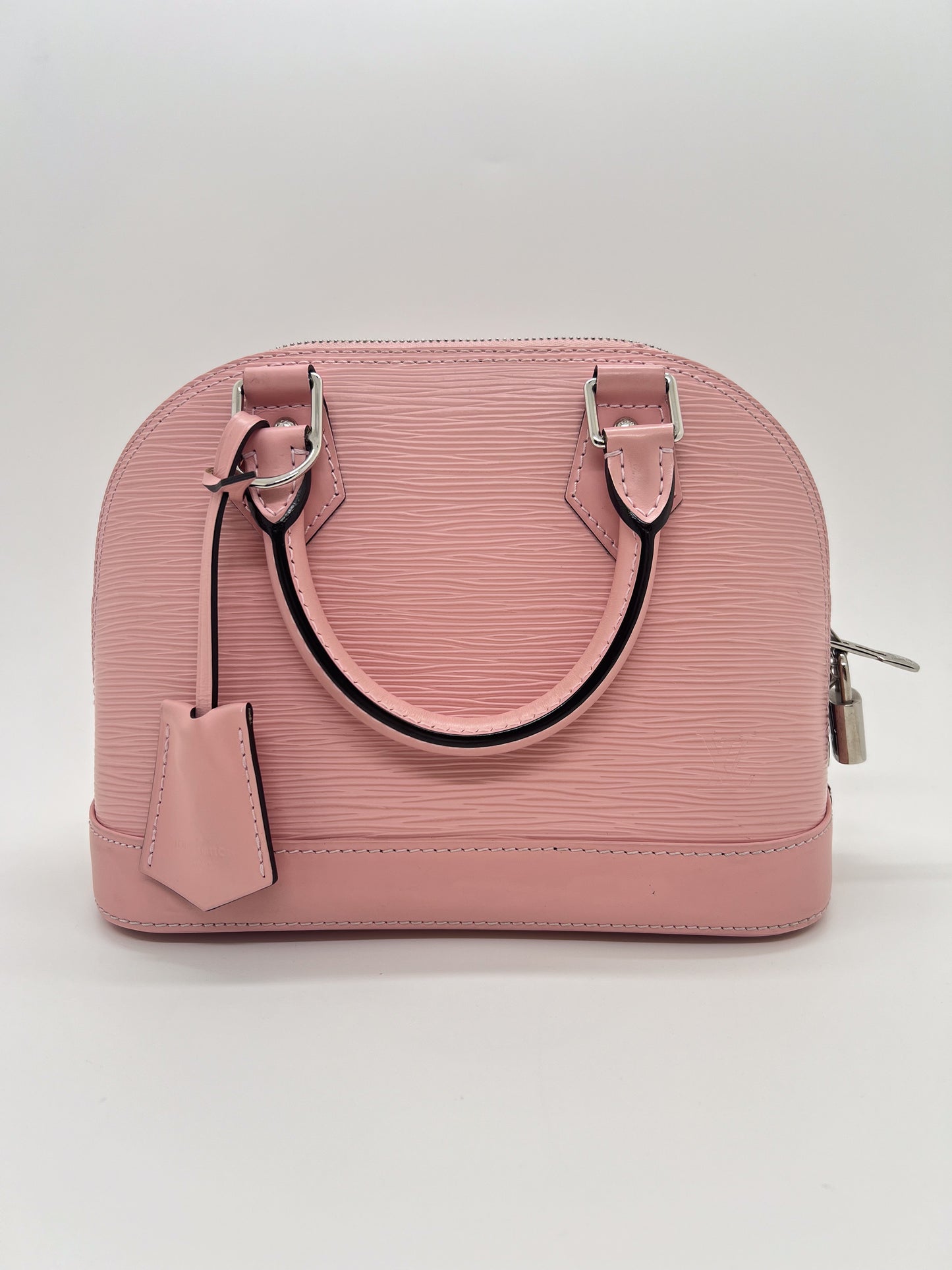 LOUIS VUITTON ALMA BB PINK EPI LEATHER