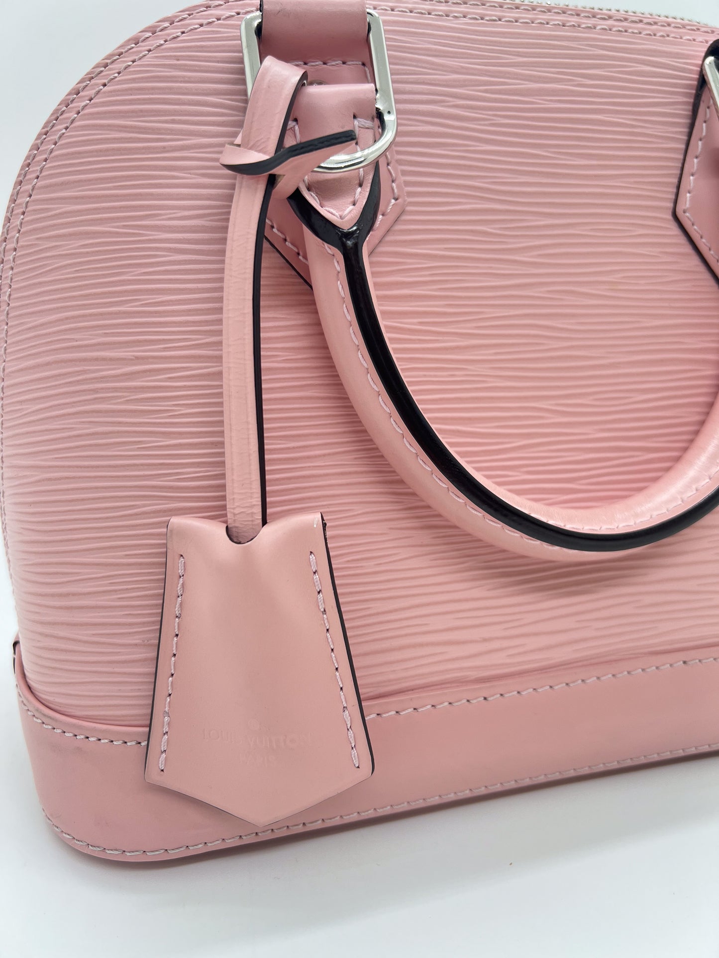 LOUIS VUITTON ALMA BB PINK EPI LEATHER