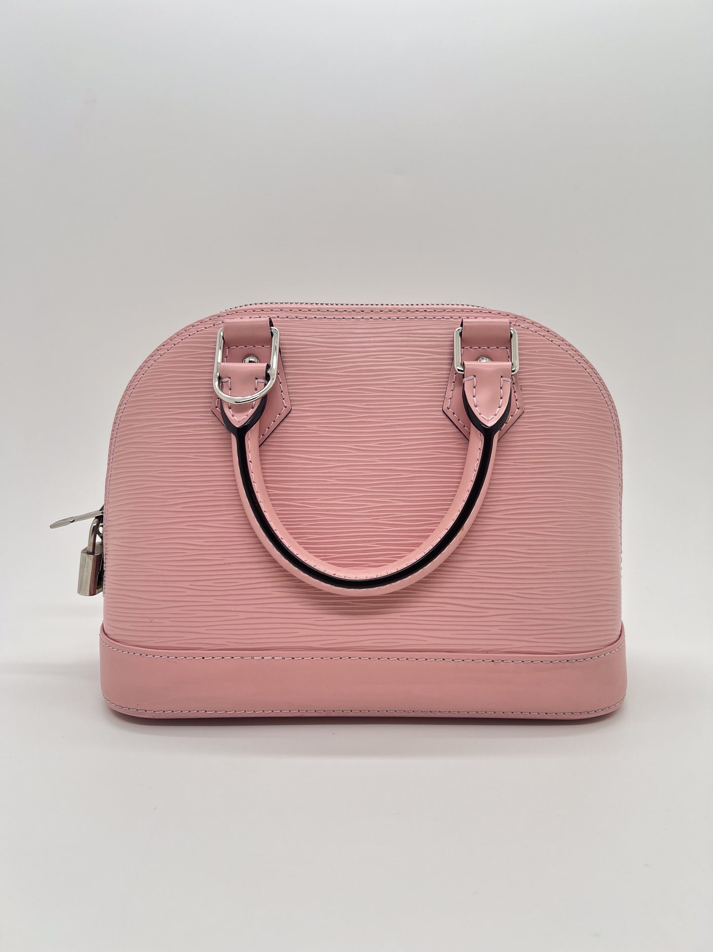LOUIS VUITTON ALMA BB PINK EPI LEATHER