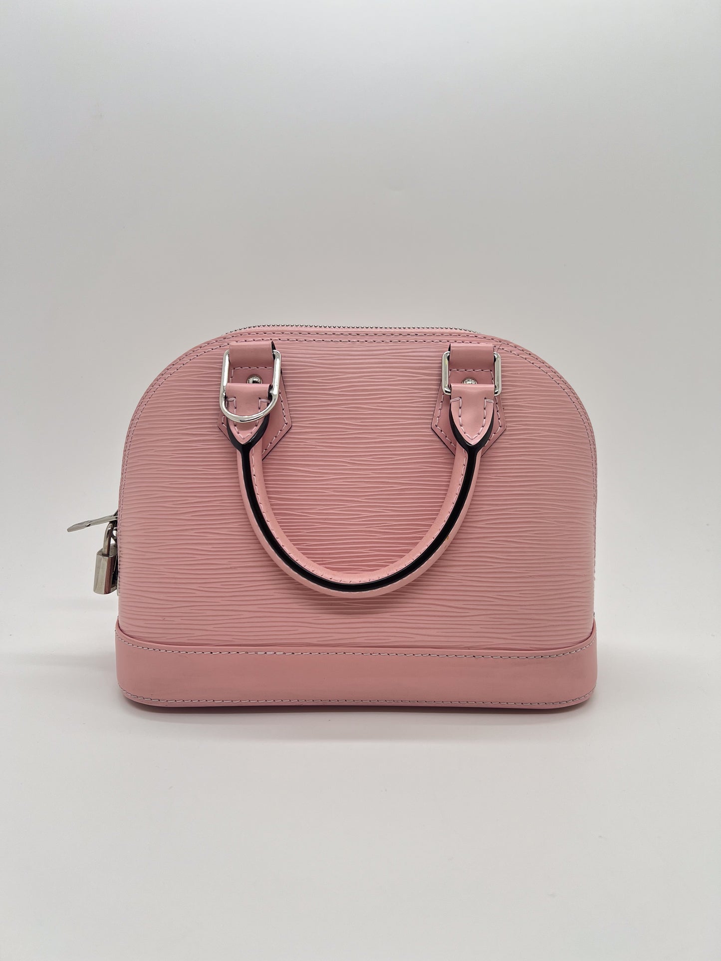 LOUIS VUITTON ALMA BB PINK EPI LEATHER