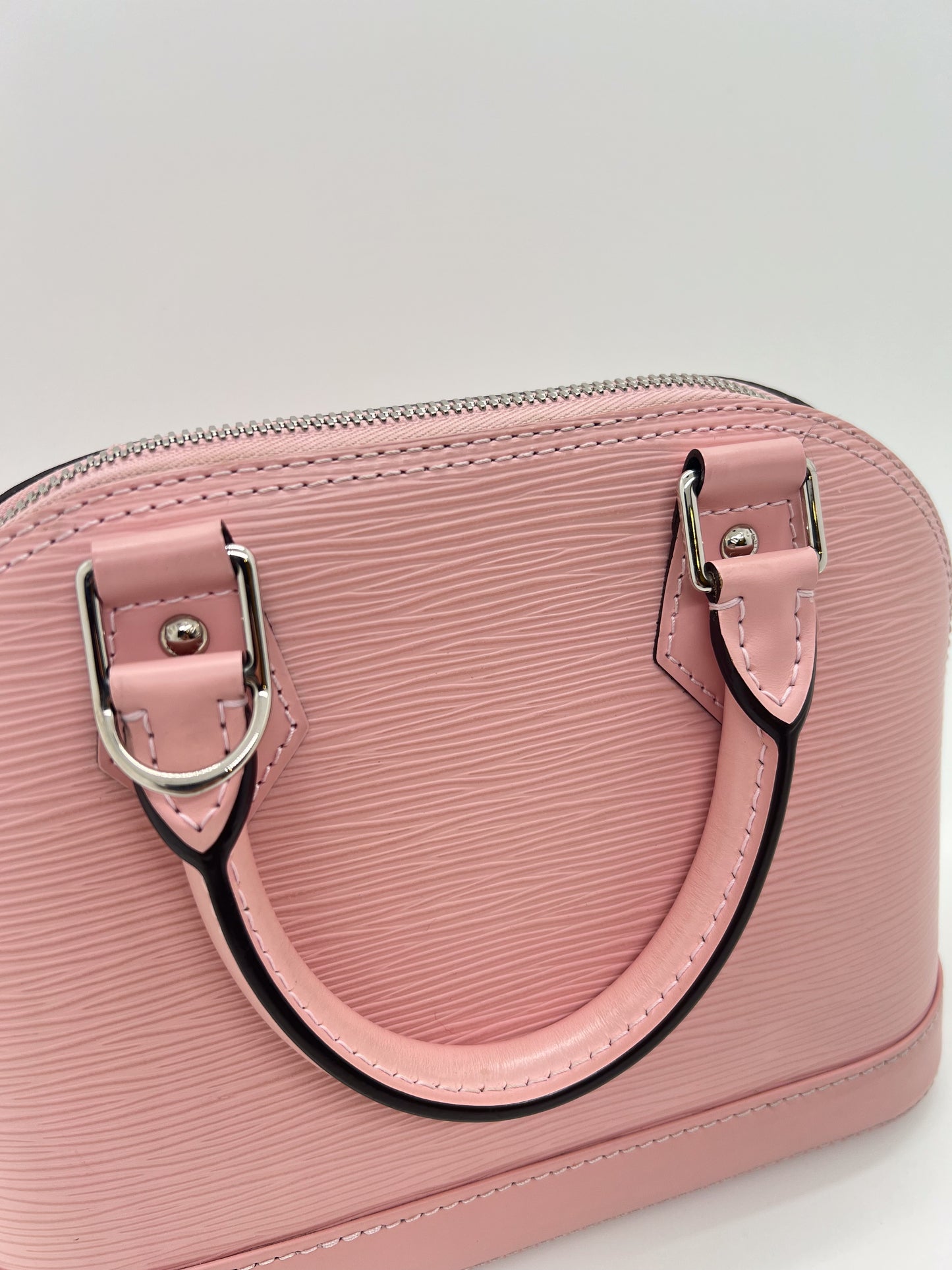 LOUIS VUITTON ALMA BB PINK EPI LEATHER
