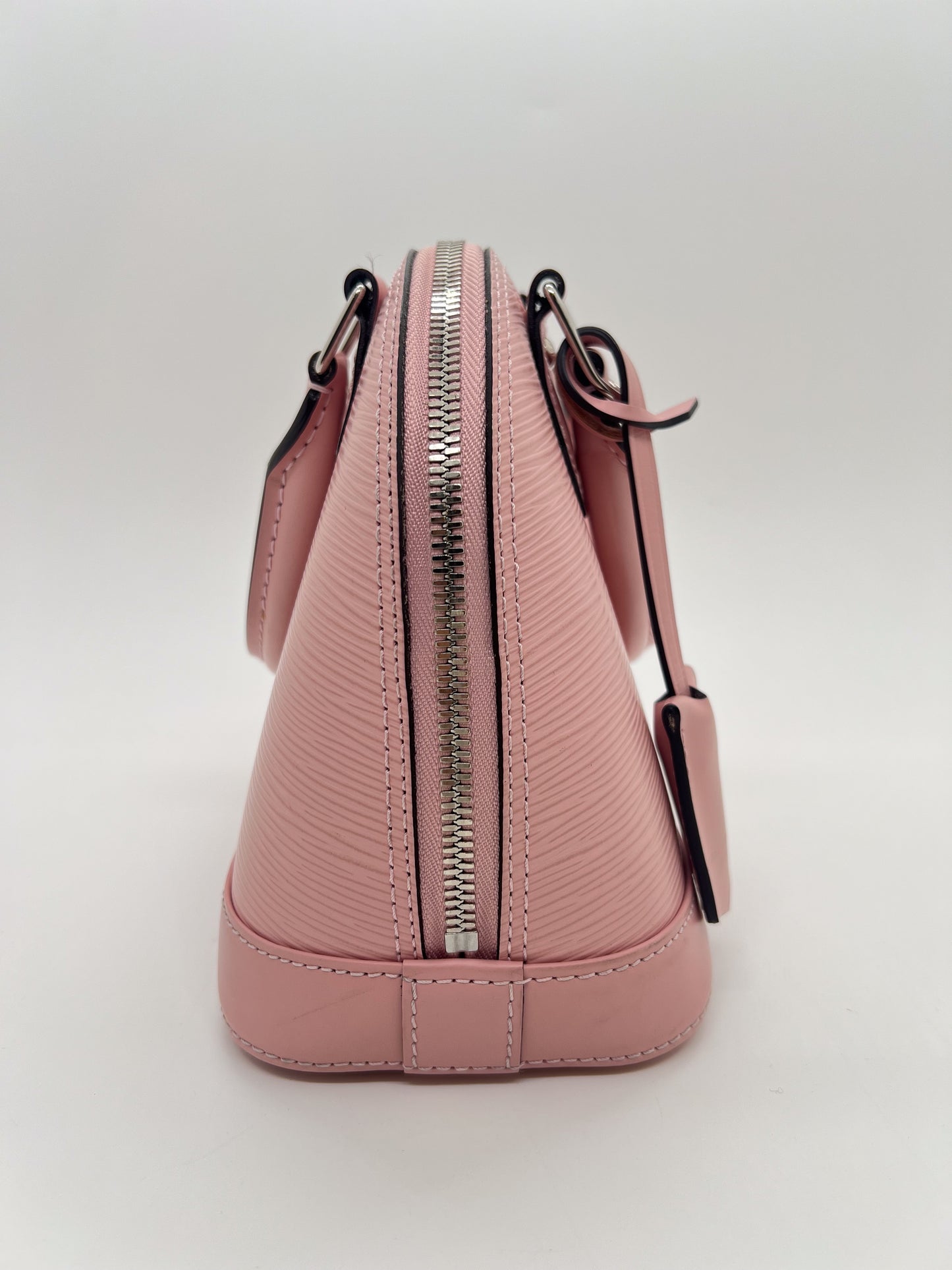 LOUIS VUITTON ALMA BB PINK EPI LEATHER