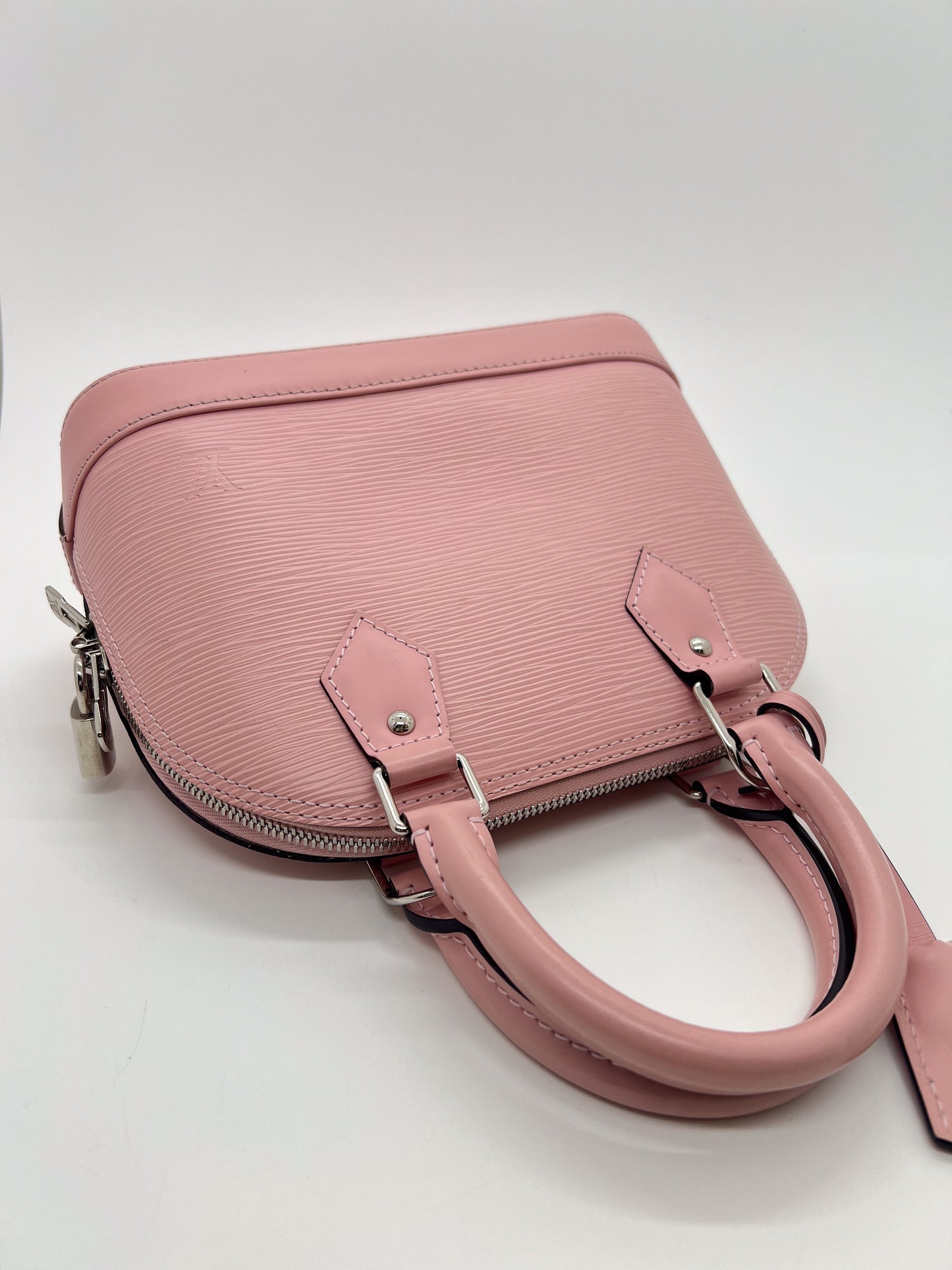 LOUIS VUITTON ALMA BB PINK EPI LEATHER
