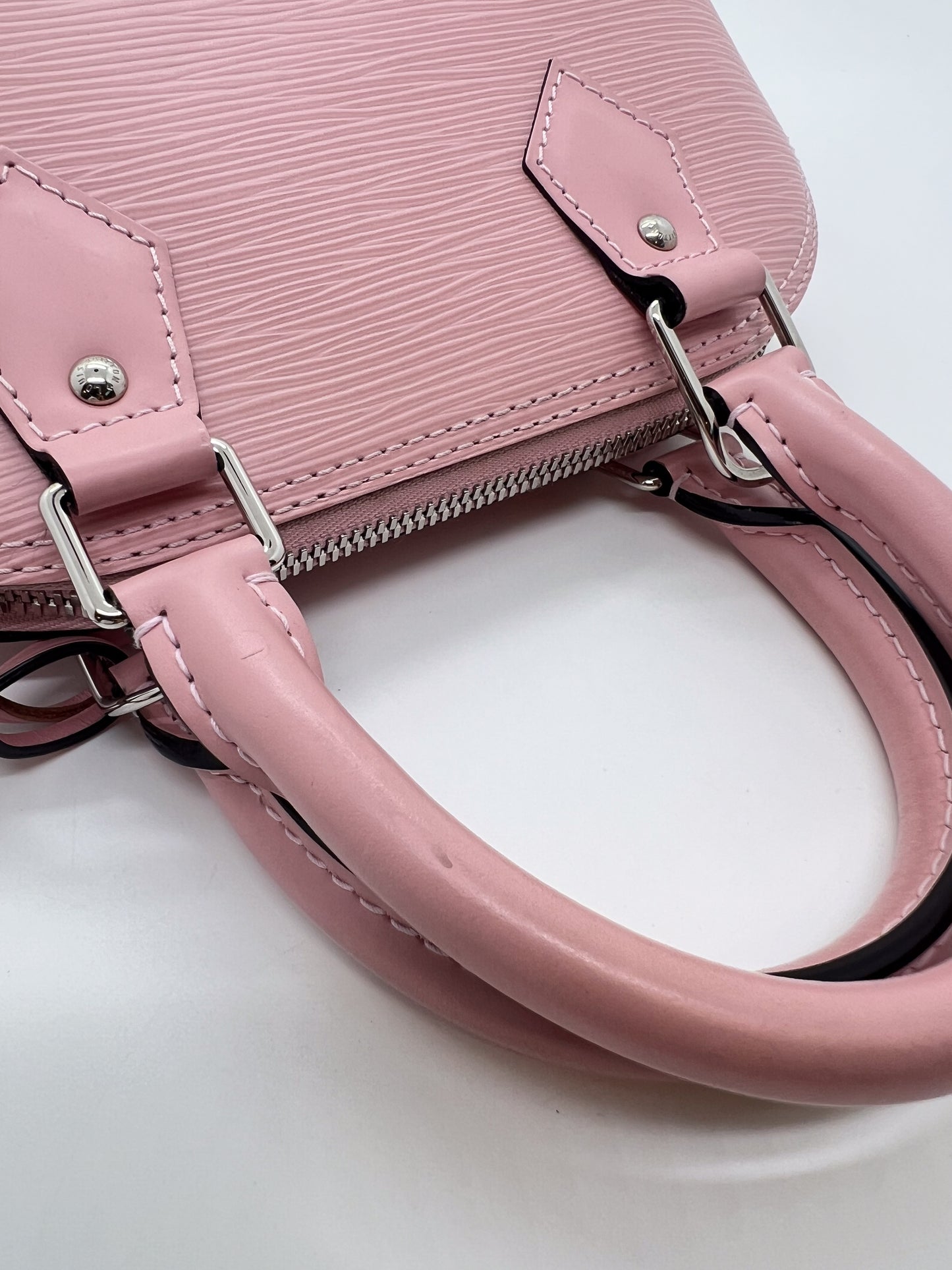 LOUIS VUITTON ALMA BB PINK EPI LEATHER