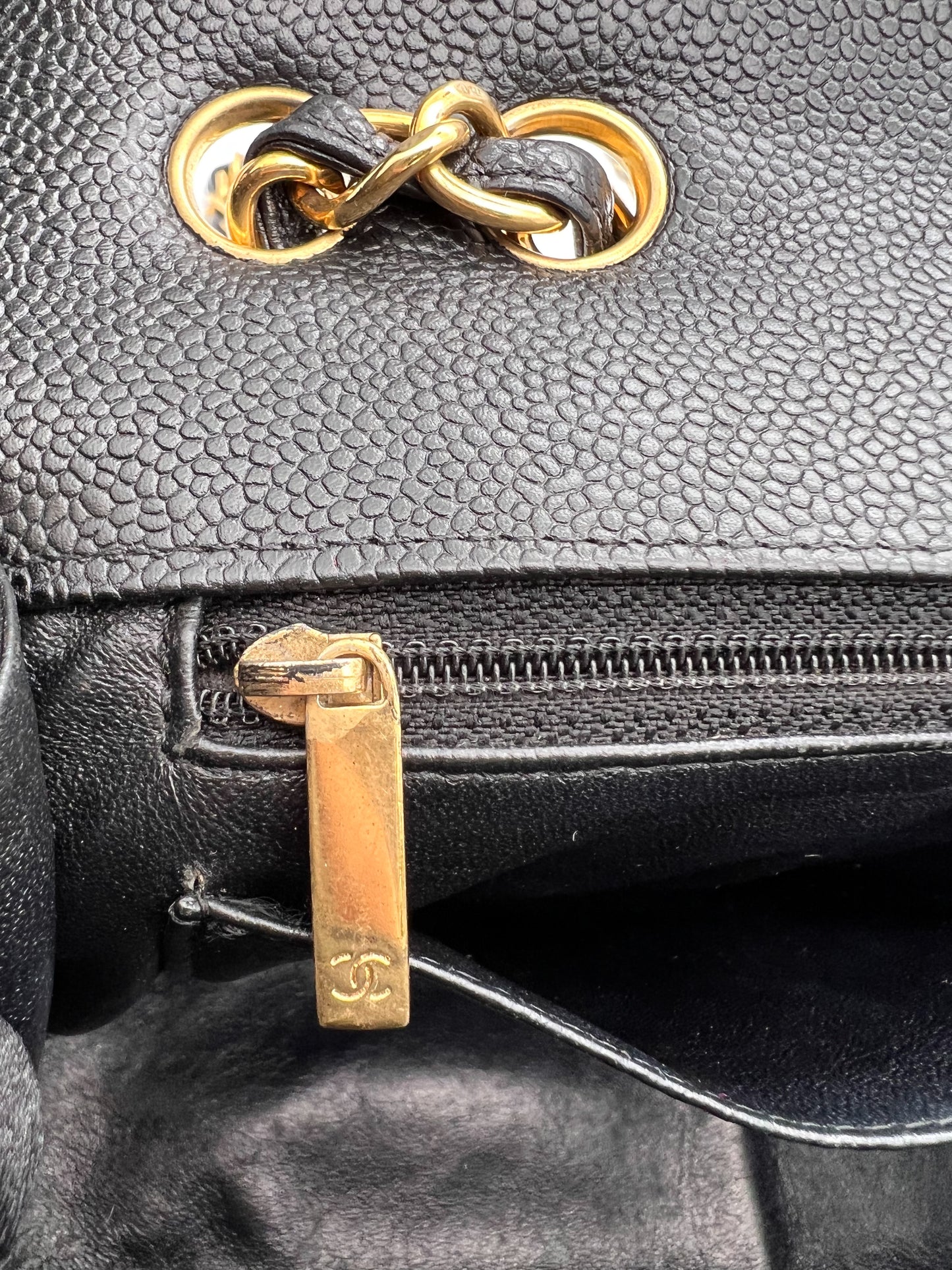 CHANEL SINGLE FLAP JUMBO WITH GOLD HARDWARE