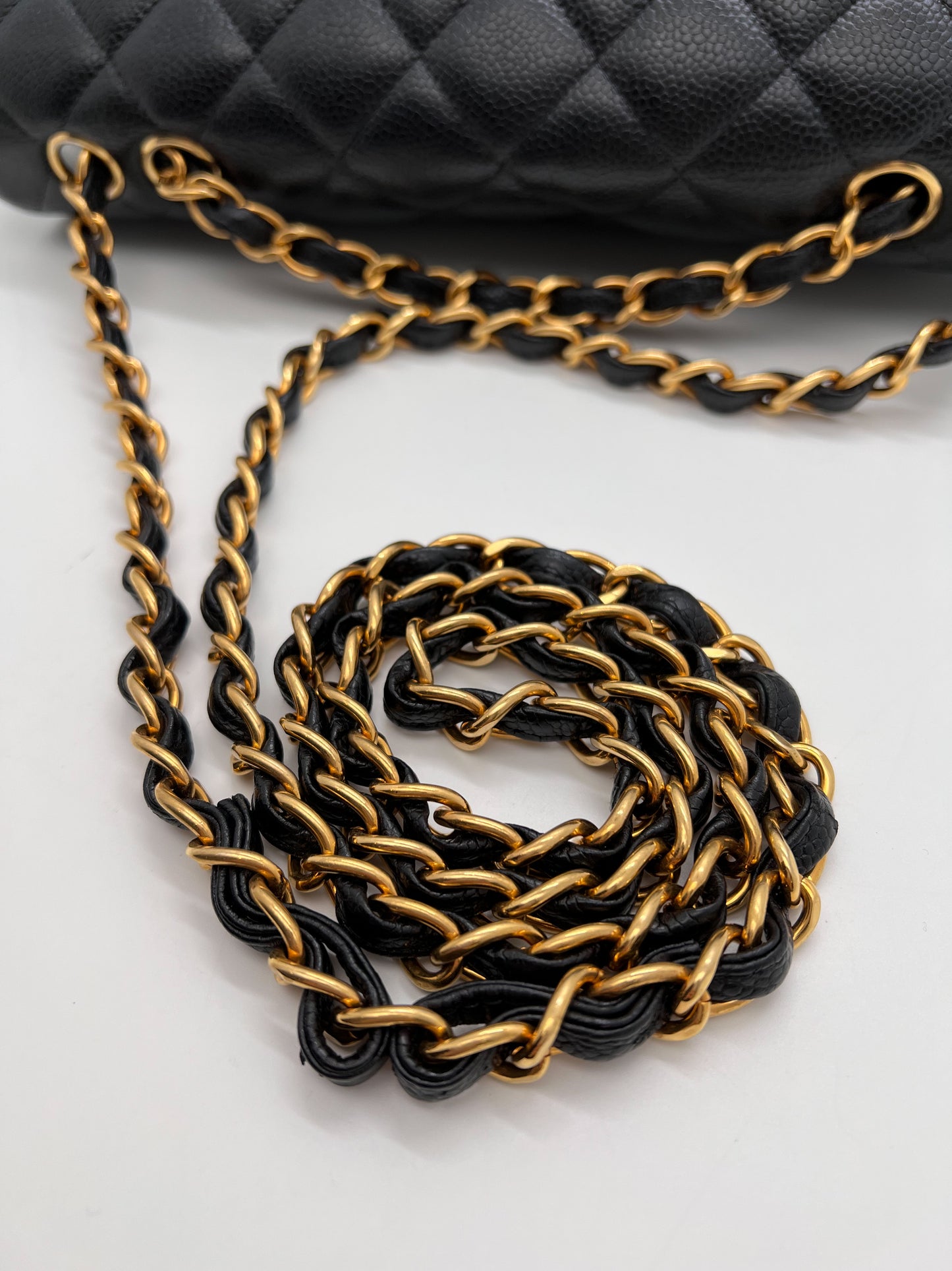 CHANEL SINGLE FLAP JUMBO WITH GOLD HARDWARE