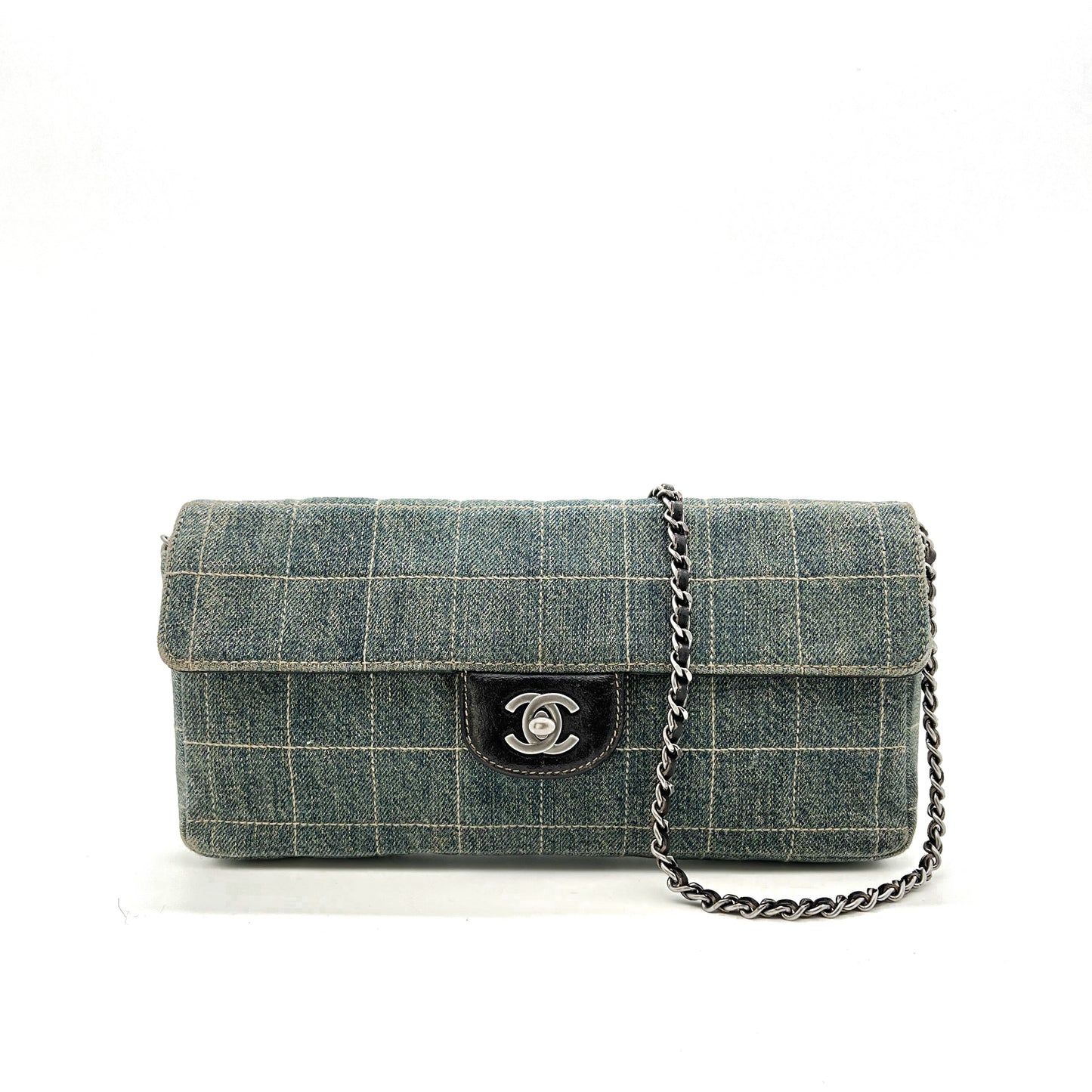 CHANEL CANVAS ICE BLOCK FLAP