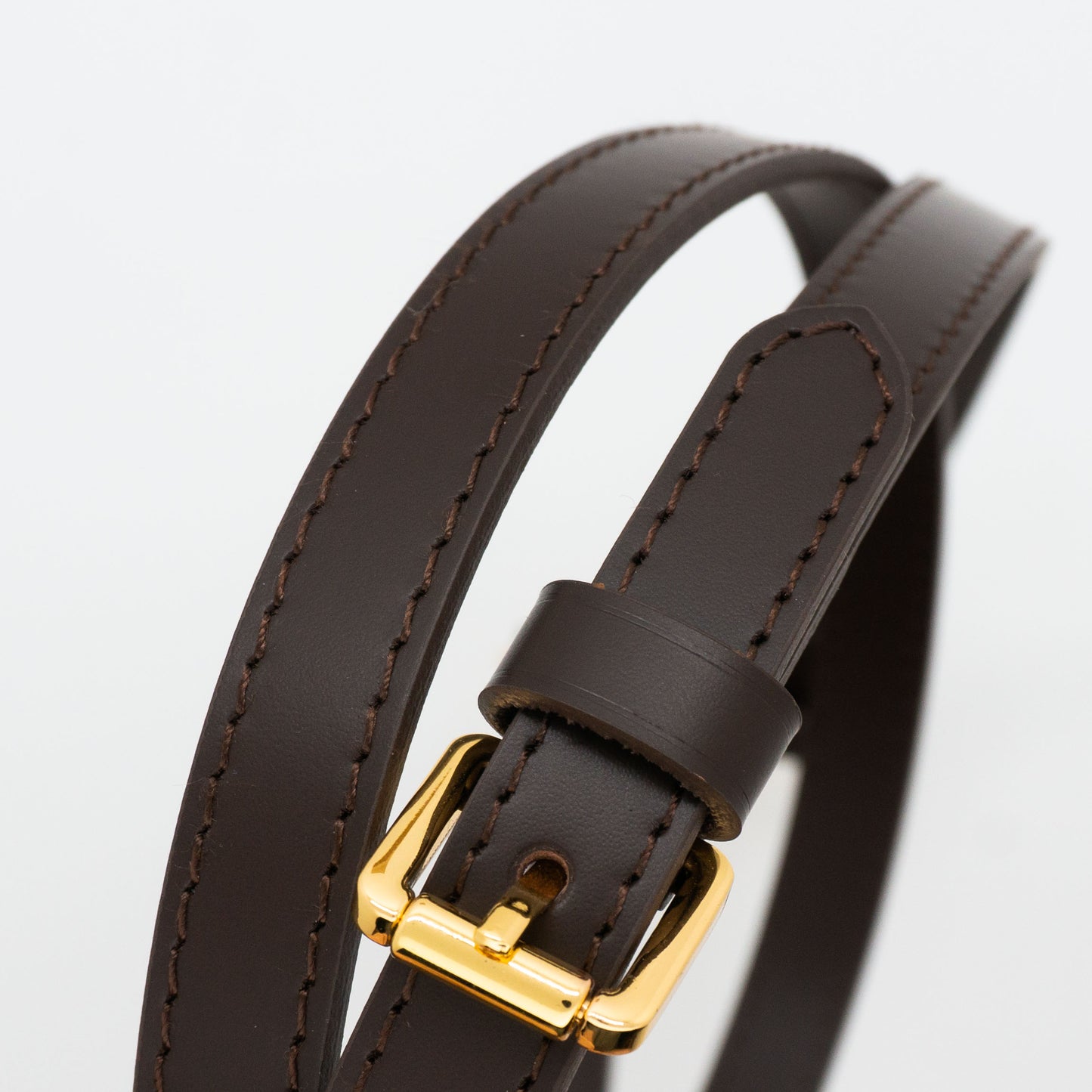 Adjustable Leather Strap in treated leather - 1.45cm wide